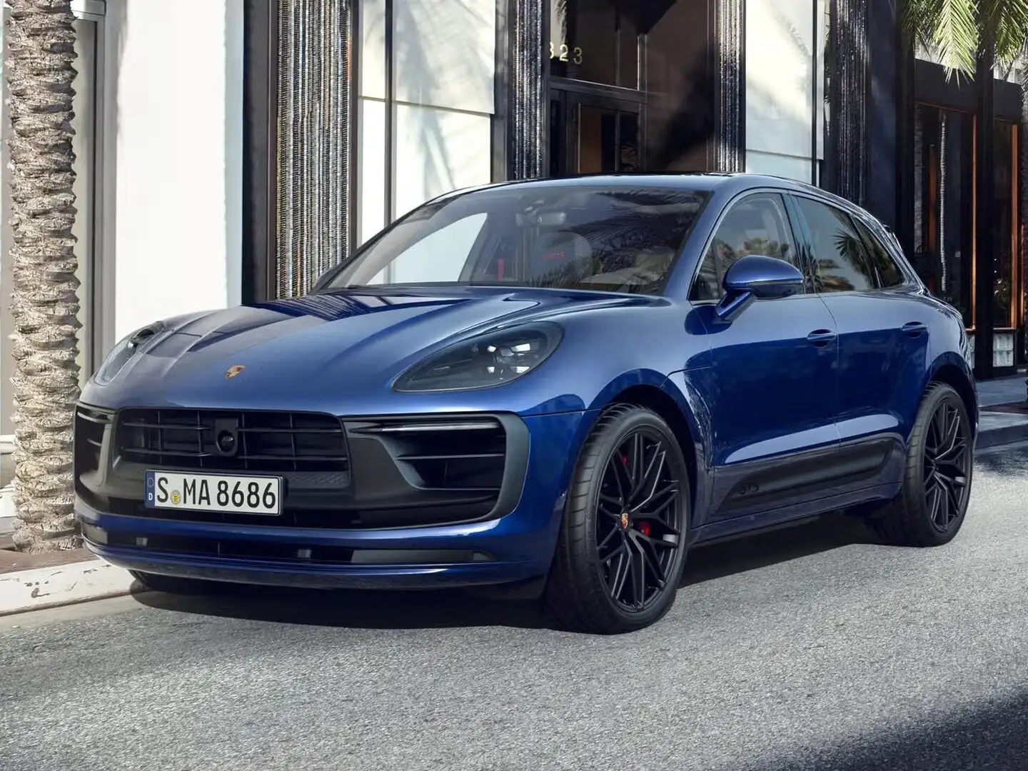Porsche Macan 2.9 gts 440cv pdk Bleu - 1