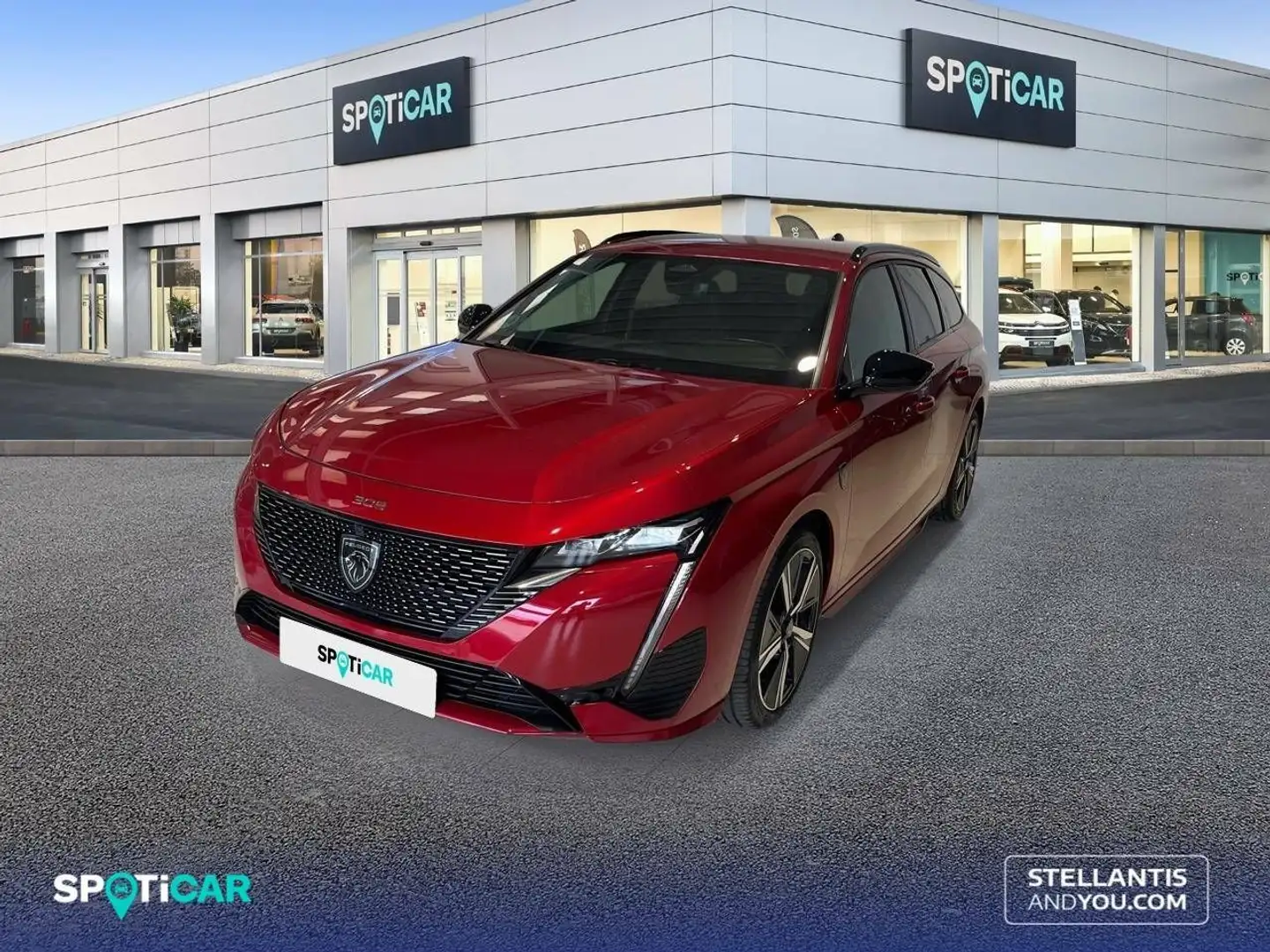 Peugeot 308 SW 1.5 BlueHDi S&S GT EAT8 130 Rood - 1