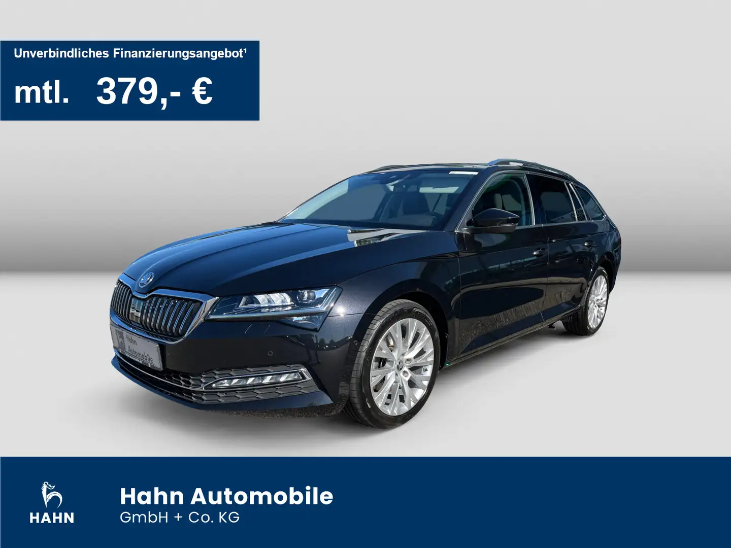 Skoda Superb Combi 2.0TDI DSG Style AHK-Vorb. VOLL-LED Zwart - 1