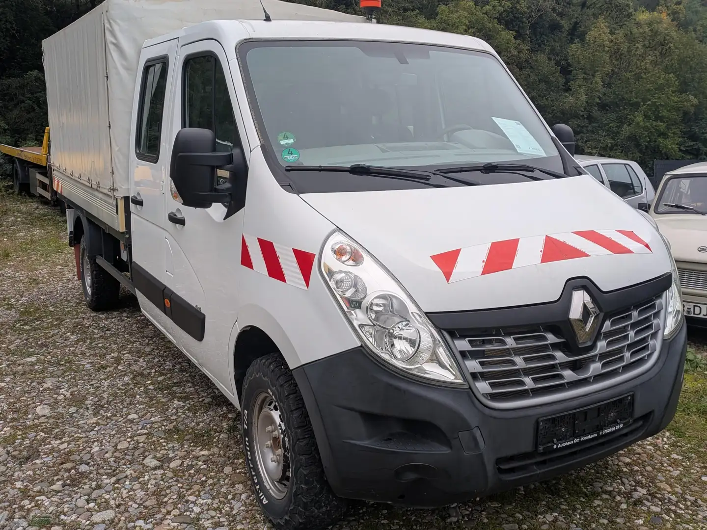 Renault Master L3H1 3,5t 4x4 Obereigner Doka Untersetzung Weiß - 2