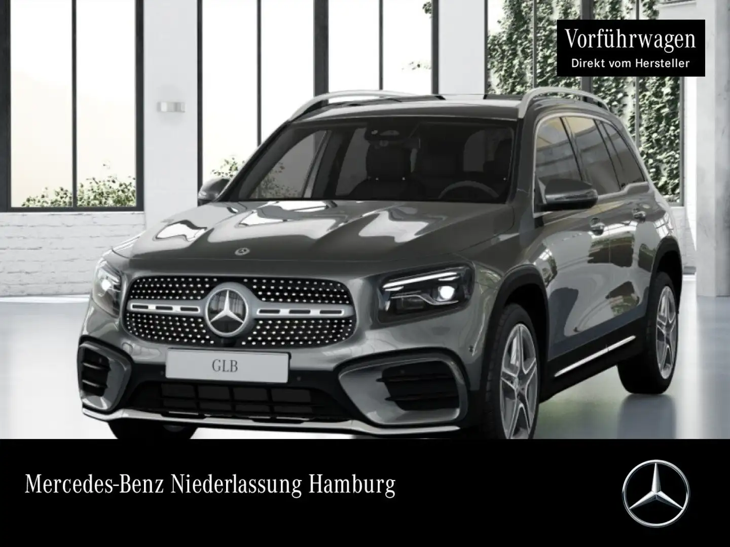 Mercedes-Benz GLB 200 AMG+PANO+360°+AHK+MULTIBEAM+TOTW+KEYLESS Grau - 1