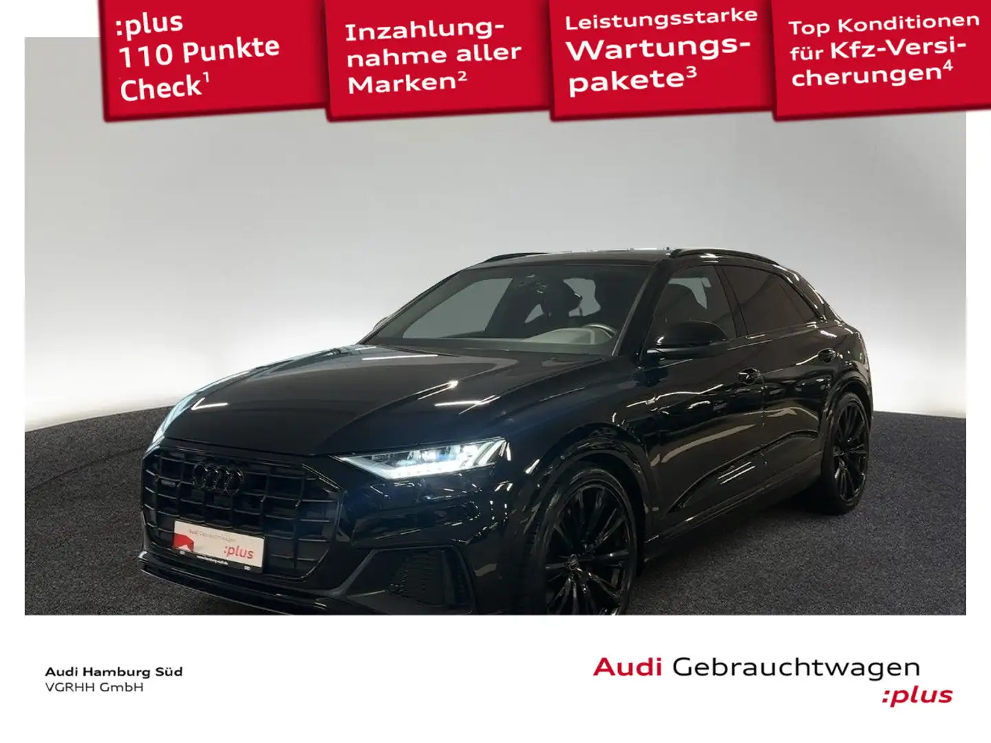 Audi Q8 50 TDI qu. tiptronic 2xS LINE/LM23/HD-MATRIX Noir - 1