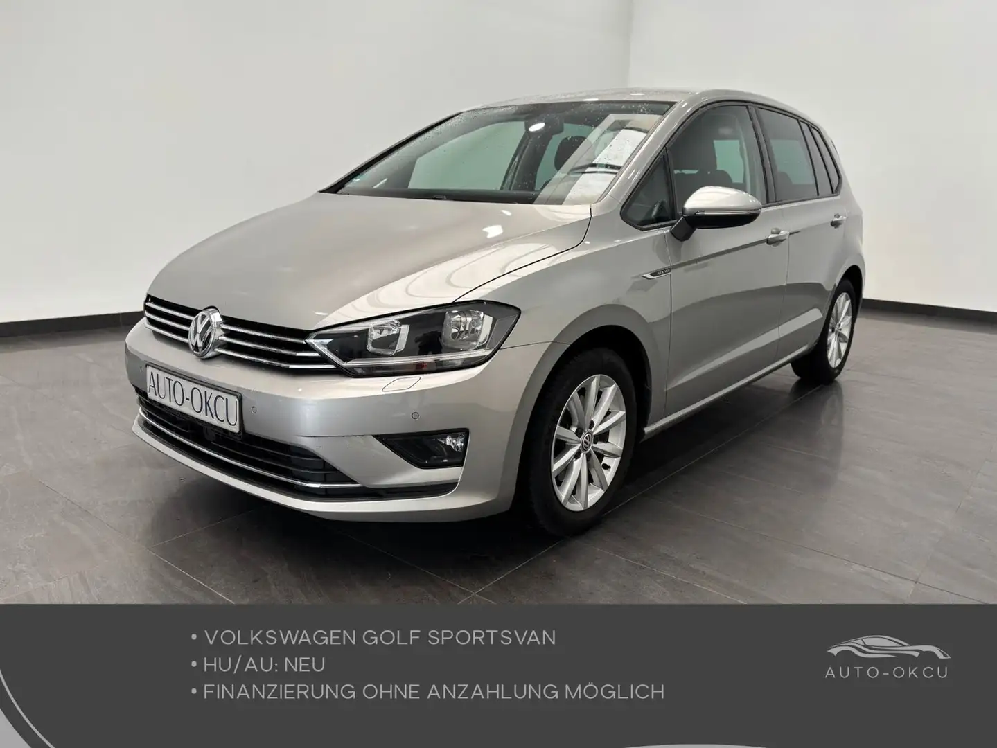 Volkswagen Golf Sportsvan Lounge 1.6 TDI KLIMA/AHK/PDC/NAVI Silber - 1