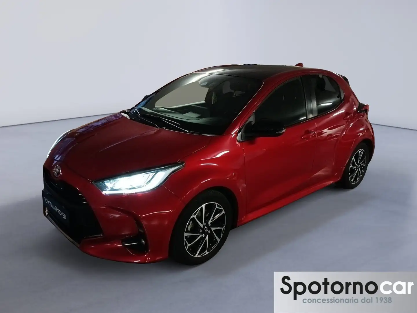 Toyota Yaris Yaris 1.5 Hybrid 5 porte Lounge Rouge - 1
