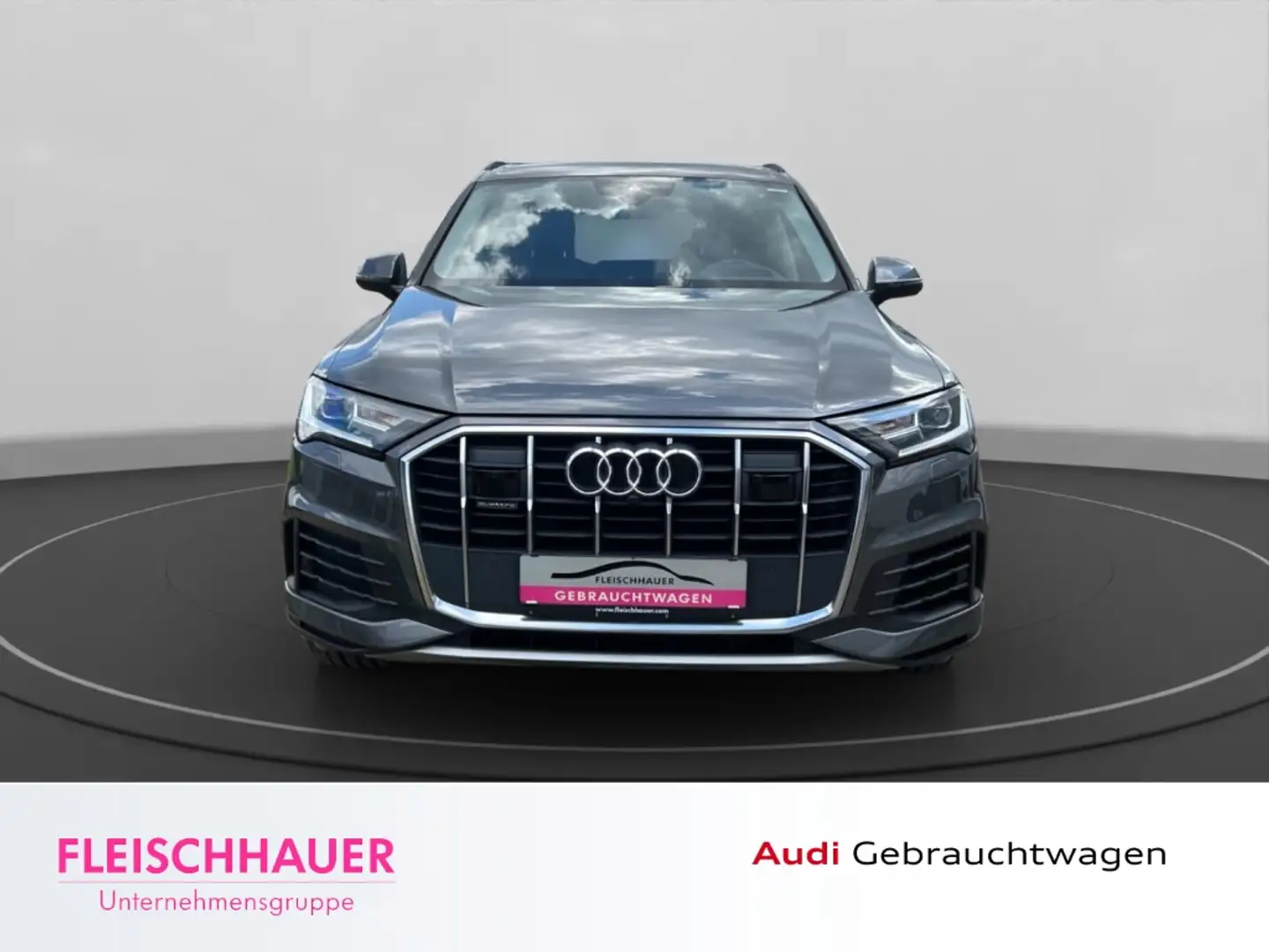 Audi Q7 50 TDI quattro 3.0 S tronic+SHZ+LED+ACC Grau - 2