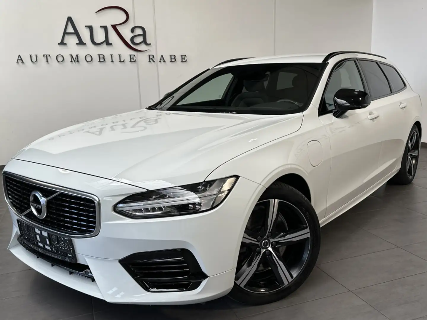 Volvo V90 T8 AWD R-Design Hybrid NAV+LED+KAM+H&K+19ZO Blanco - 1
