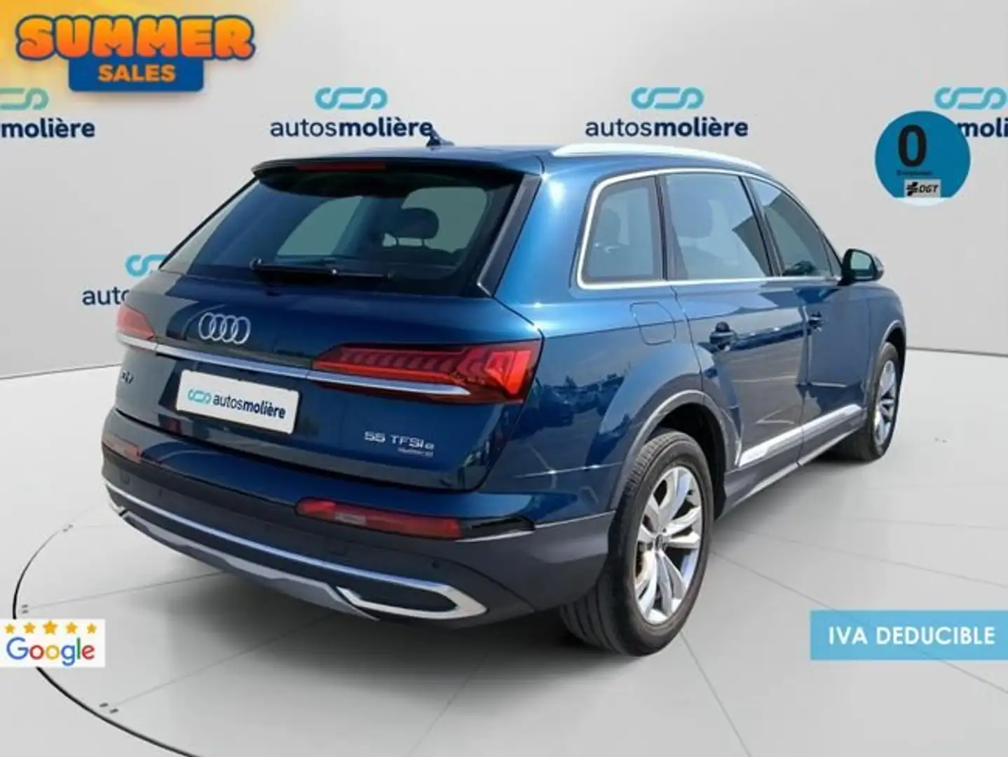 Audi Q7 55+TFSIe+quattro+280+kW+%28381+CV%29+tiptronic Azul - 2