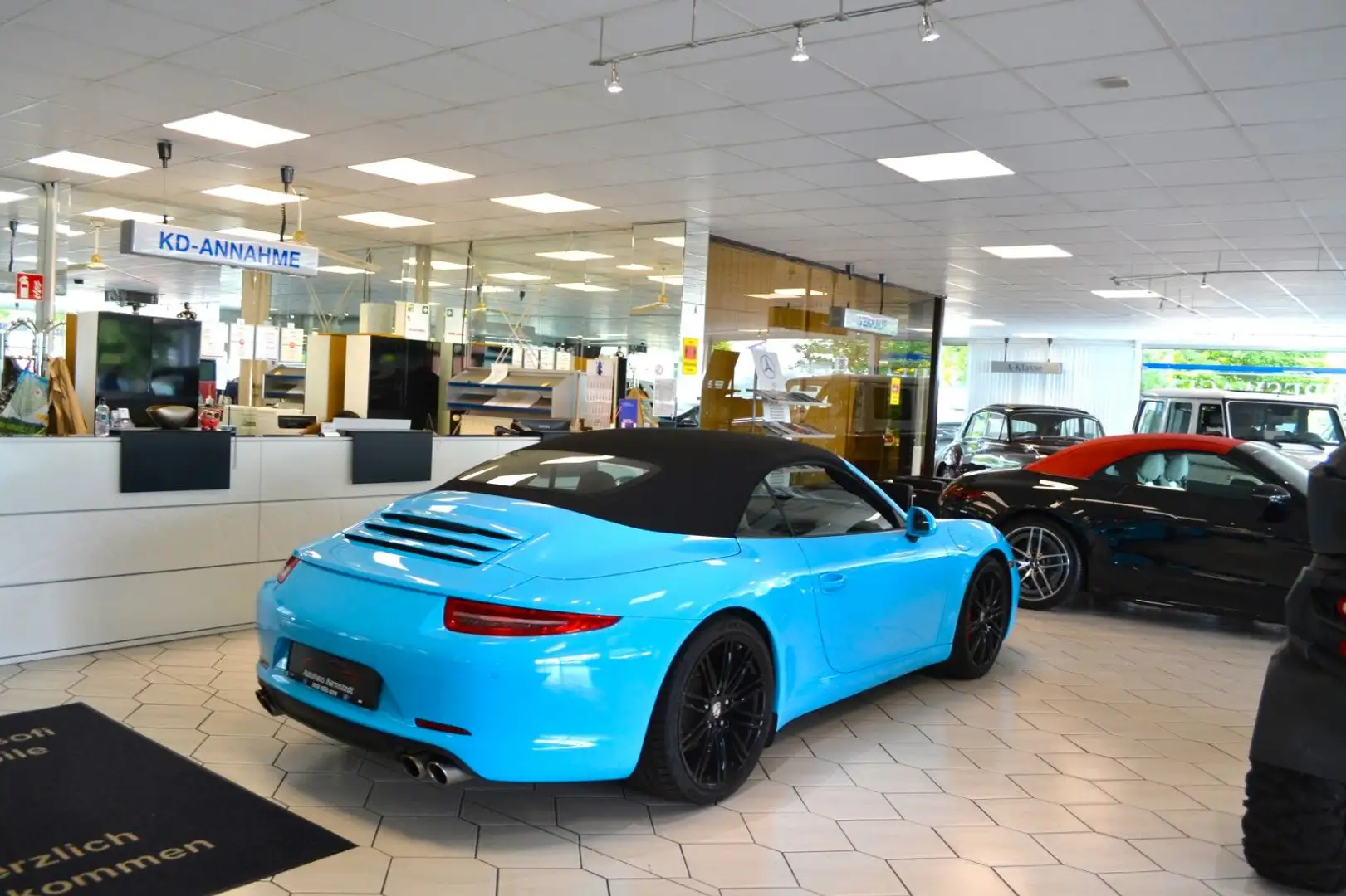 Porsche 911 991 Carrera S Cabriolet Blau - 1