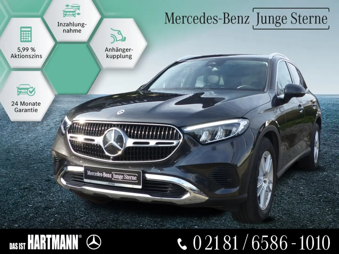 Mercedes-Benz GLC 220 d 4M AVANTGARDE+AHK+WINTER+RF.KAM+AMBIENT Grau - 1