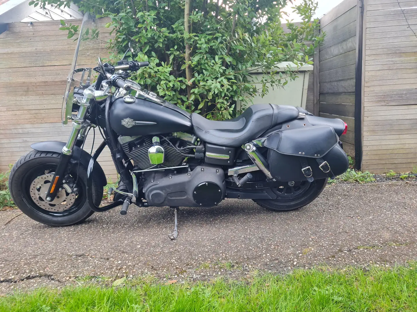 Harley-Davidson Dyna Fat Bob Black Denim Noir - 2