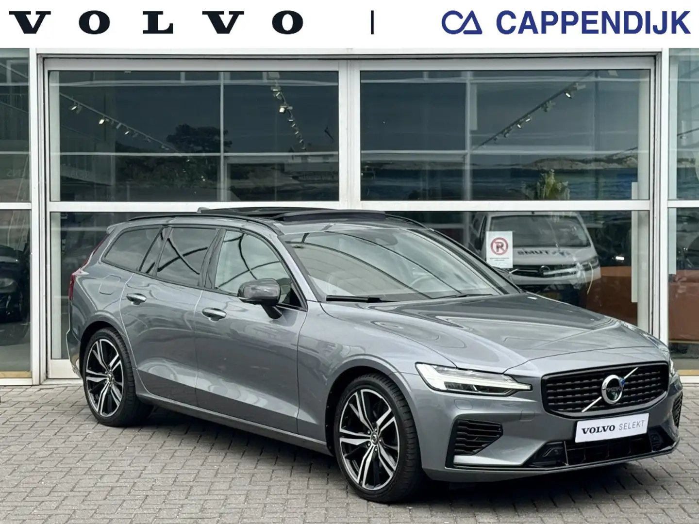 Volvo V60 T6 340PK Recharge R-Design| Panodak| Adap.Cruise| Grau - 1
