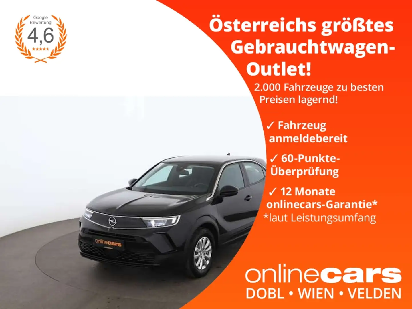 Opel Mokka-E 50kWh LED DIGI-TACHO TEMPOMAT ASSIST Schwarz - 1