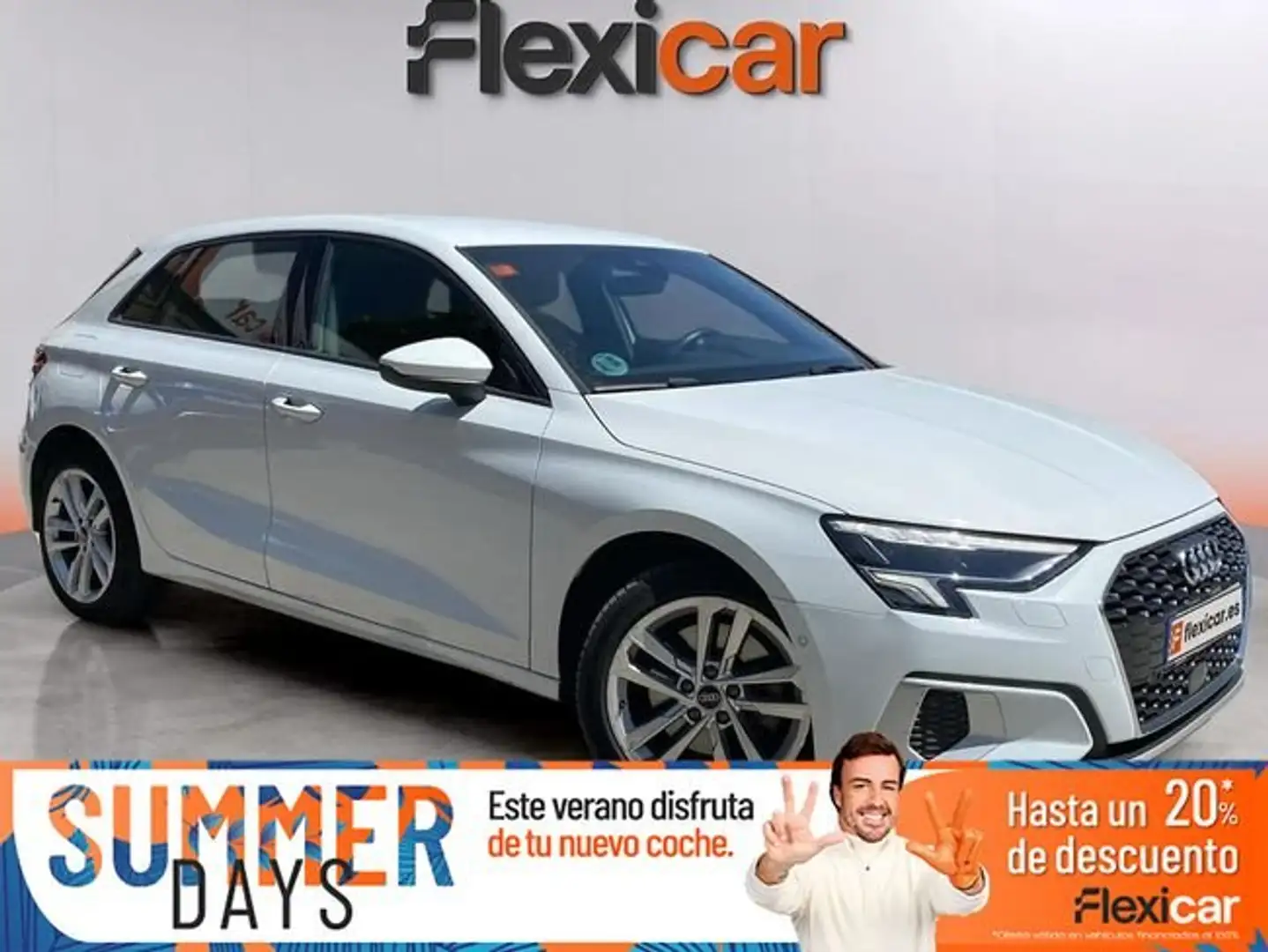 Audi A3 Sportback+30+TDI+85kW+%28116CV%29 Blanco - 1