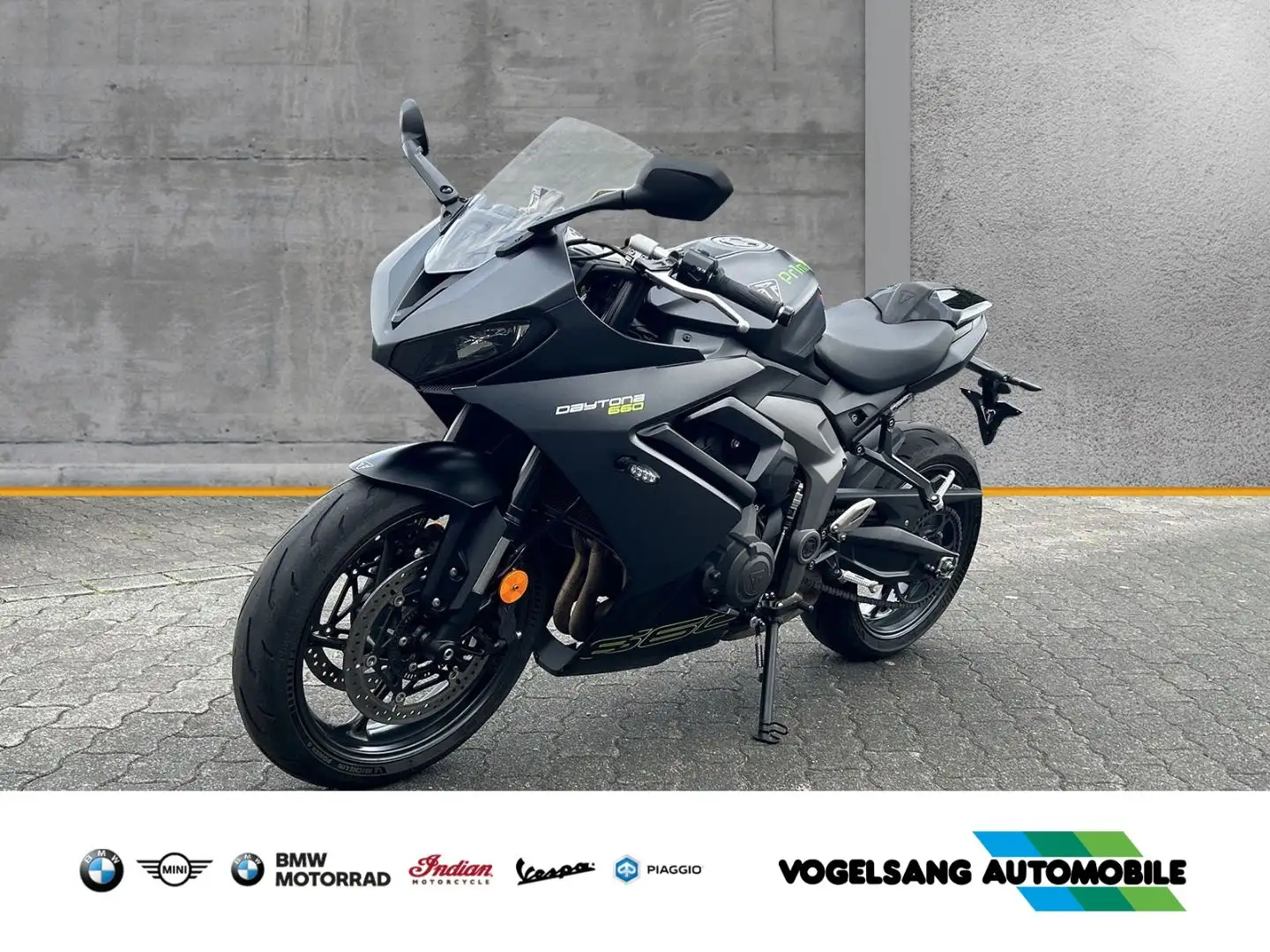 Triumph Daytona 675 660, Heizbare Griffe, TFT-Display, V Czarny - 1