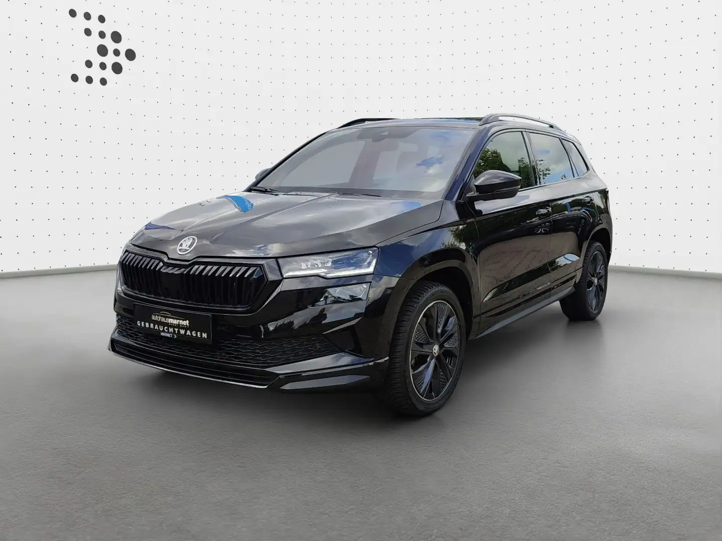 Skoda Karoq 1.5 TSI DSG SPORTLINE*MATRIX*PANO*NAVI*KAM Schwarz - 2