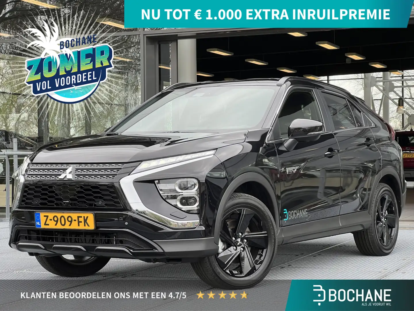 Mitsubishi Eclipse Cross 2.4 PHEV Black Edition | Adaptieve Cruise Control Zwart - 1