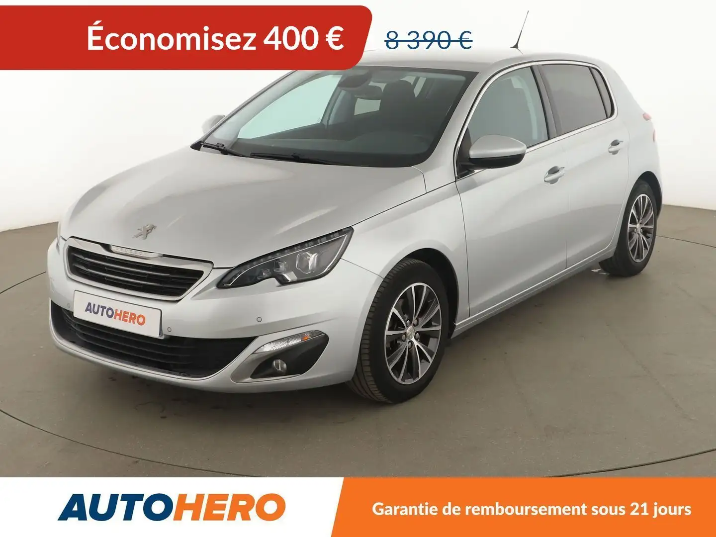 Peugeot 308 1.2 PureTech Allure Gris - 1