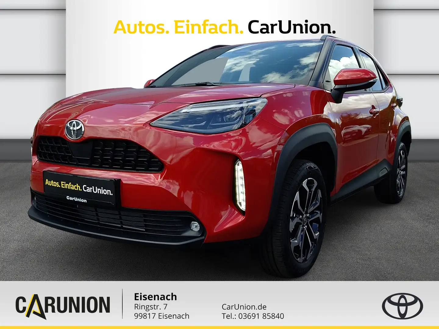 Toyota Yaris Cross TEAMPLAYER/LED/Kam/APPLE-CAR/1,99% Rouge - 1