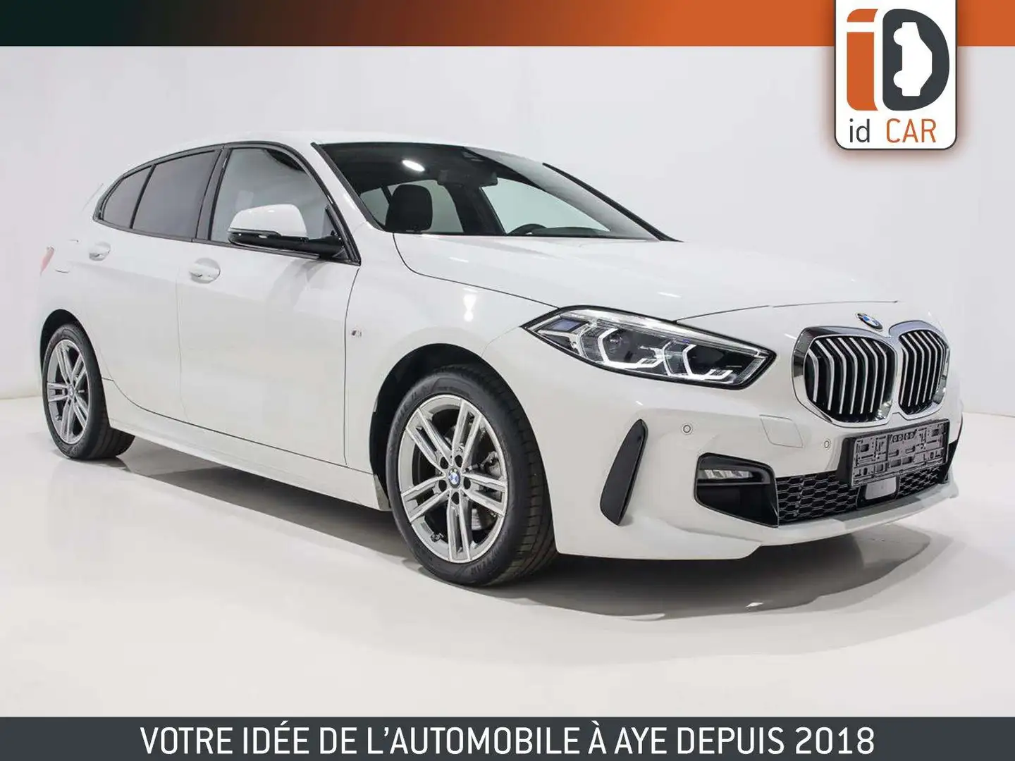 BMW 118 iA PACK M SEMI CUIR LED GPS LIVE COCKPIT JA17 Blanc - 1