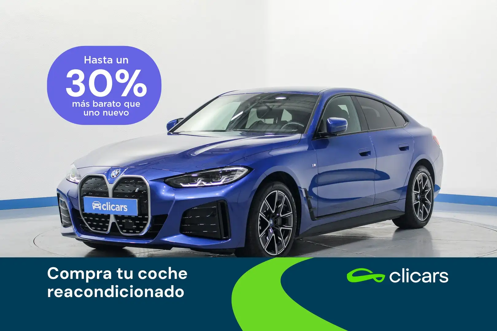 BMW i4 eDrive40 M Sport Blau - 1