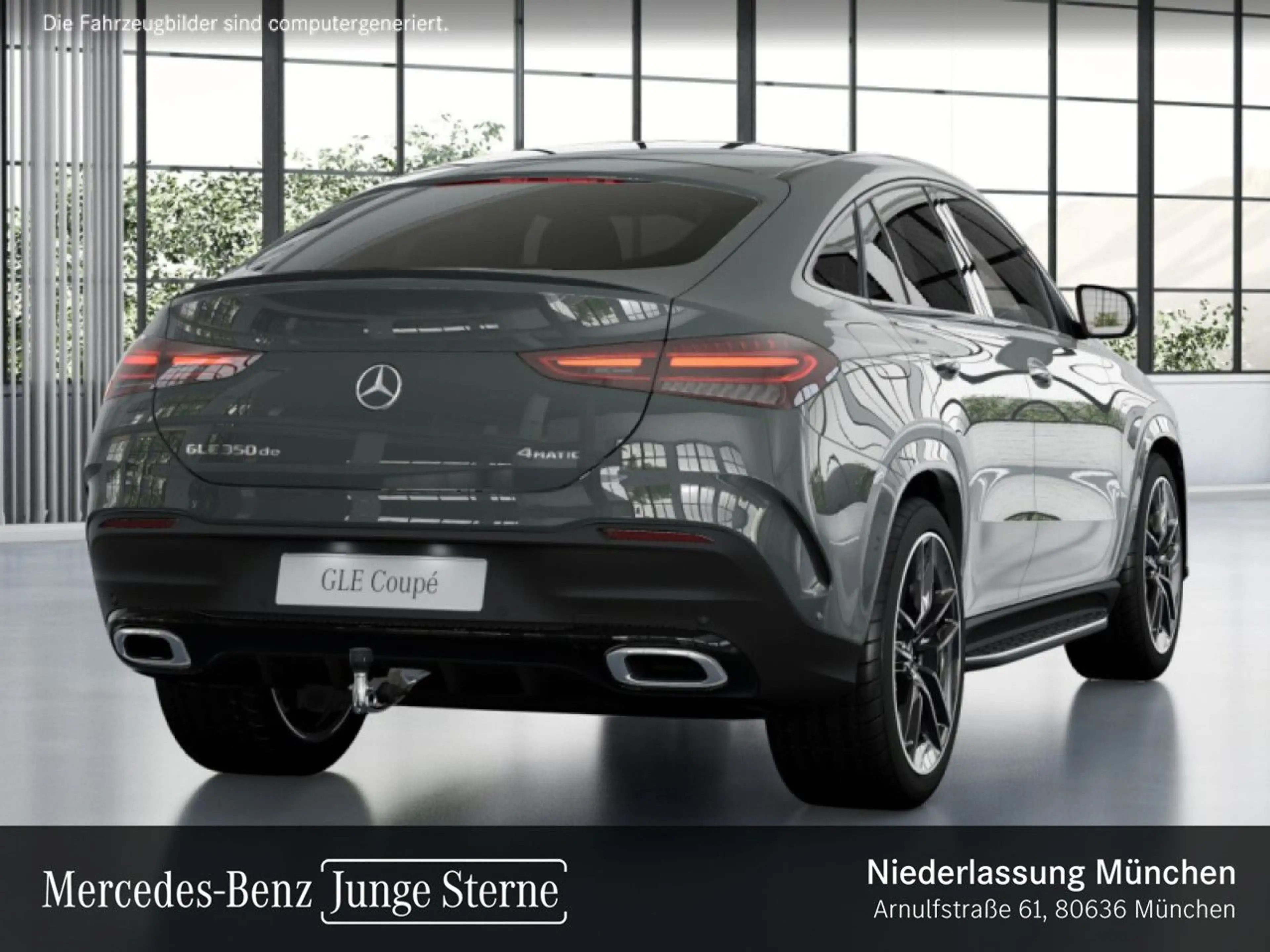 Mercedes-Benz GLE 350 de Coupé 4M AMG+NIGHT+PANO+360+AHK+HUD+9G — photo 5