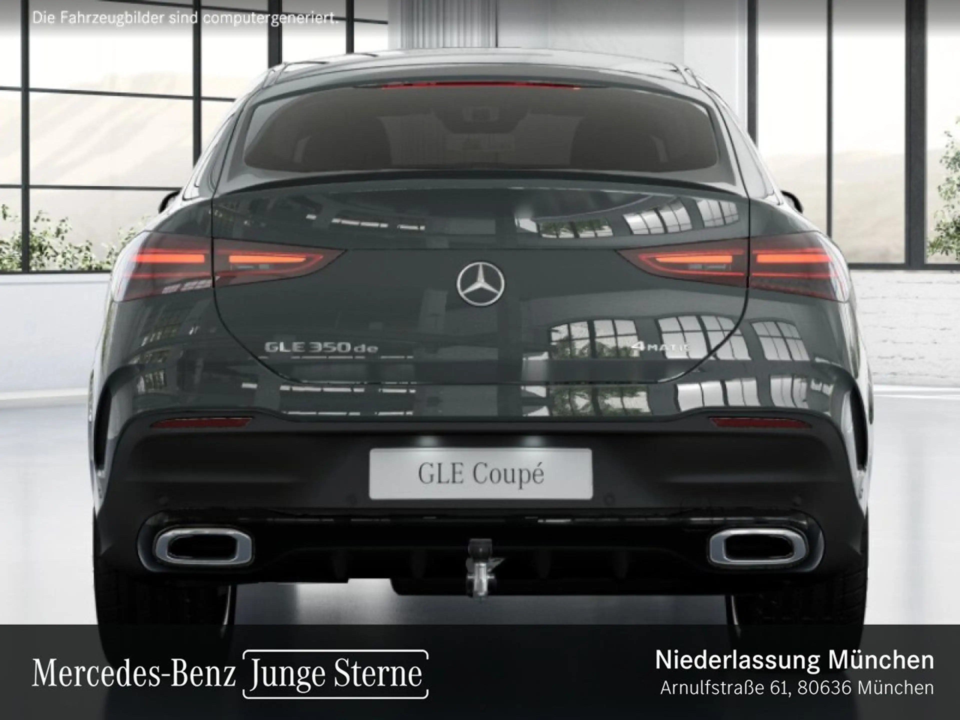 Mercedes-Benz GLE 350 de Coupé 4M AMG+NIGHT+PANO+360+AHK+HUD+9G — photo 9