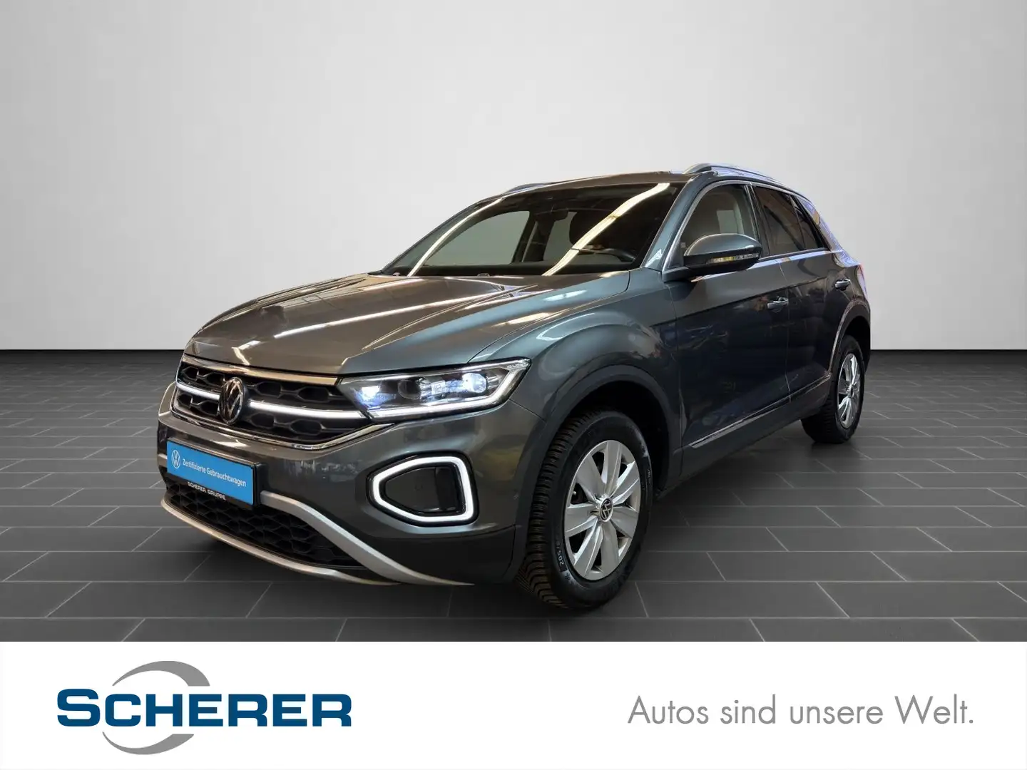 Volkswagen T-Roc T-ROC Style 2.0 TDI IQ.LIGHT MATRIX-LED PDC STAN Grau - 1