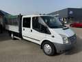 Ford Transit 330L 2.2 TDCI PICK UP DC AIRCO 6-Pers. APK 10-2026 Weiß - thumbnail 2