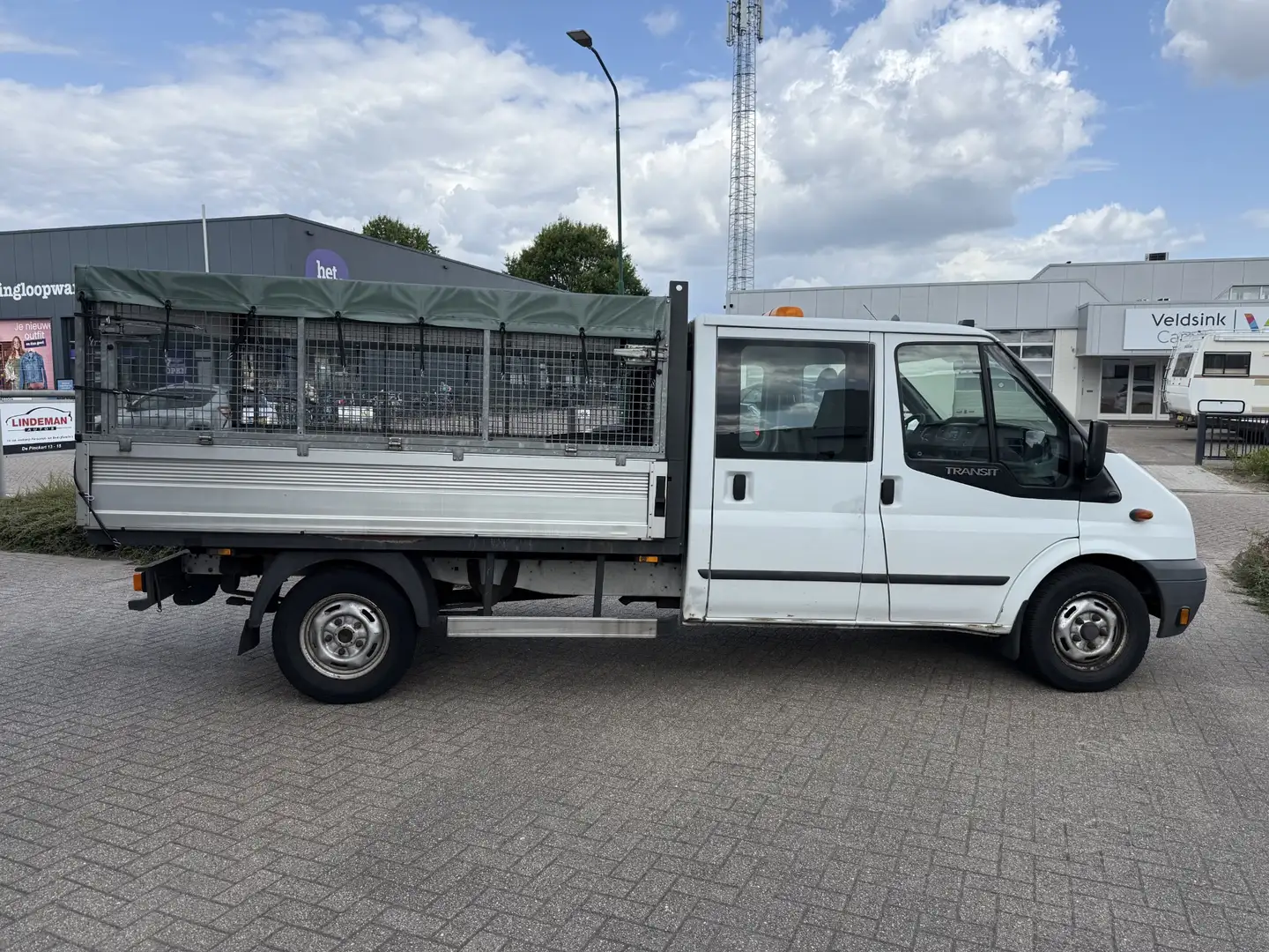 Ford Transit 330L 2.2 TDCI PICK UP DC AIRCO 6-Pers. APK 10-2026 Blanc - 2