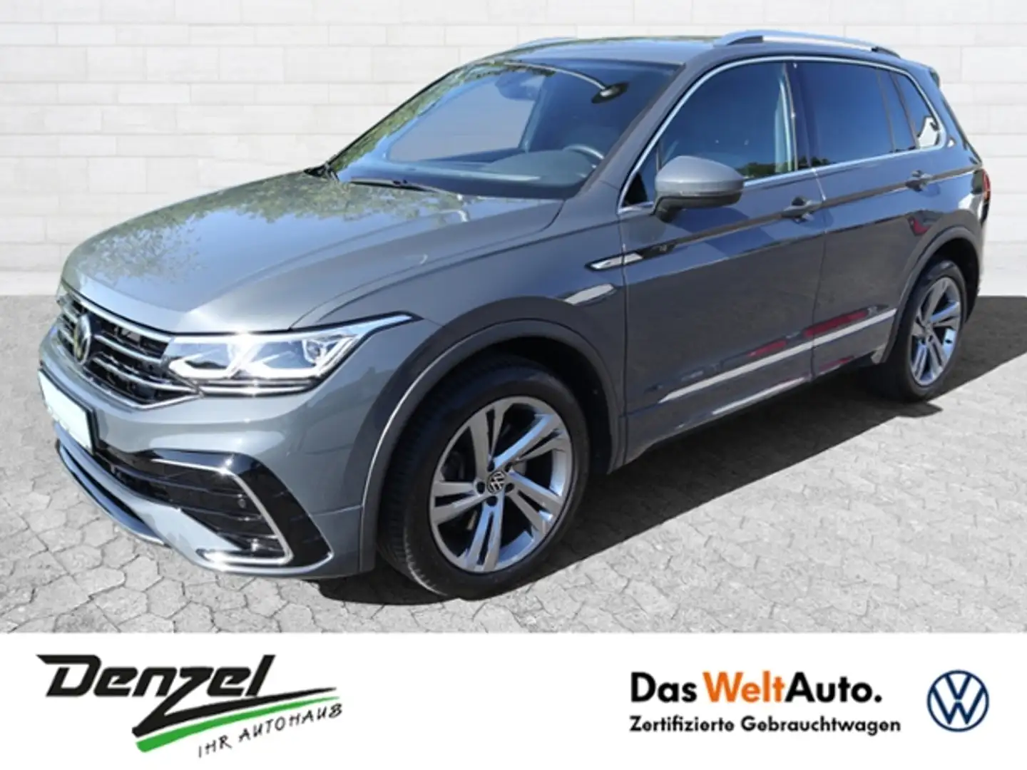 Volkswagen Tiguan R-Line 2.0 TSI DSG 4M AHK/IQ.LIGHT Gris - 2