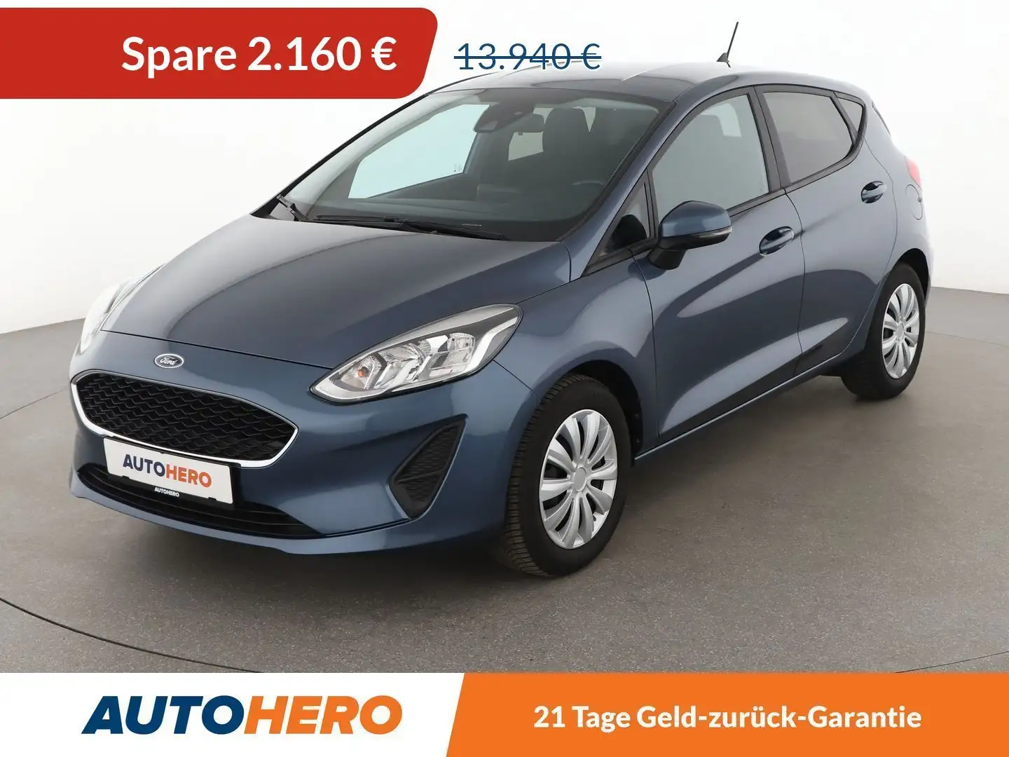 Ford Fiesta 1.0 EcoBoost Cool&Connect*PDC*SHZ*SPUR*TEMPO*KLIMA Blau - 1
