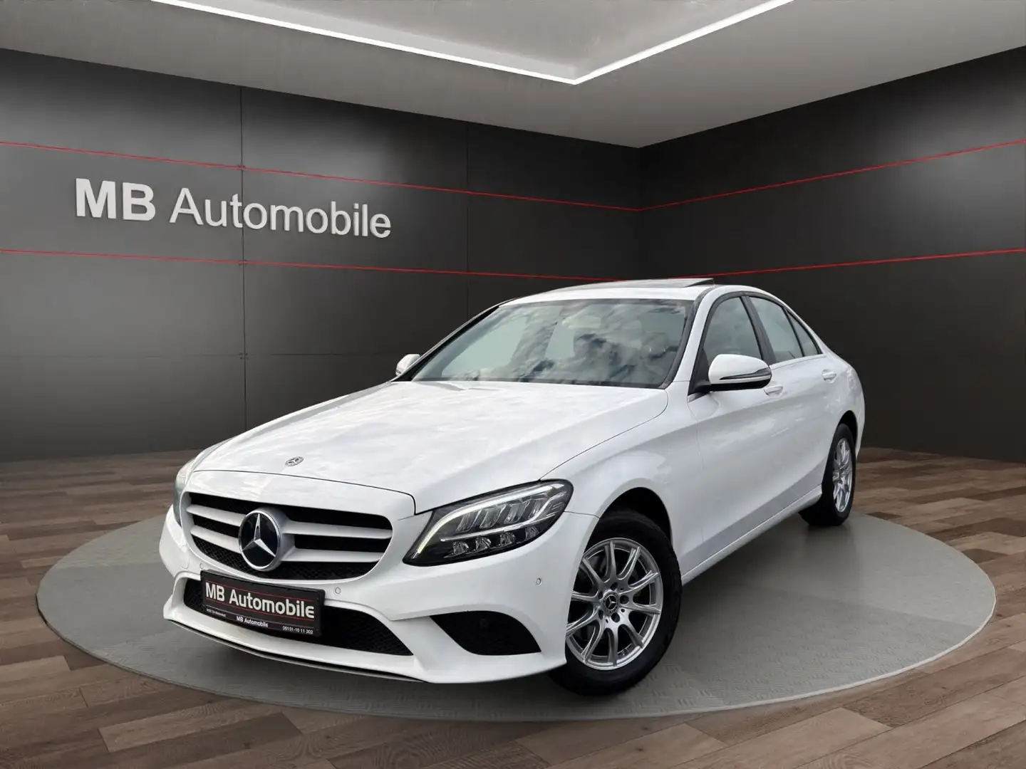 Mercedes-Benz C 200 d Lim. Navi/Leder/LED/R-Kamera Weiß - 1