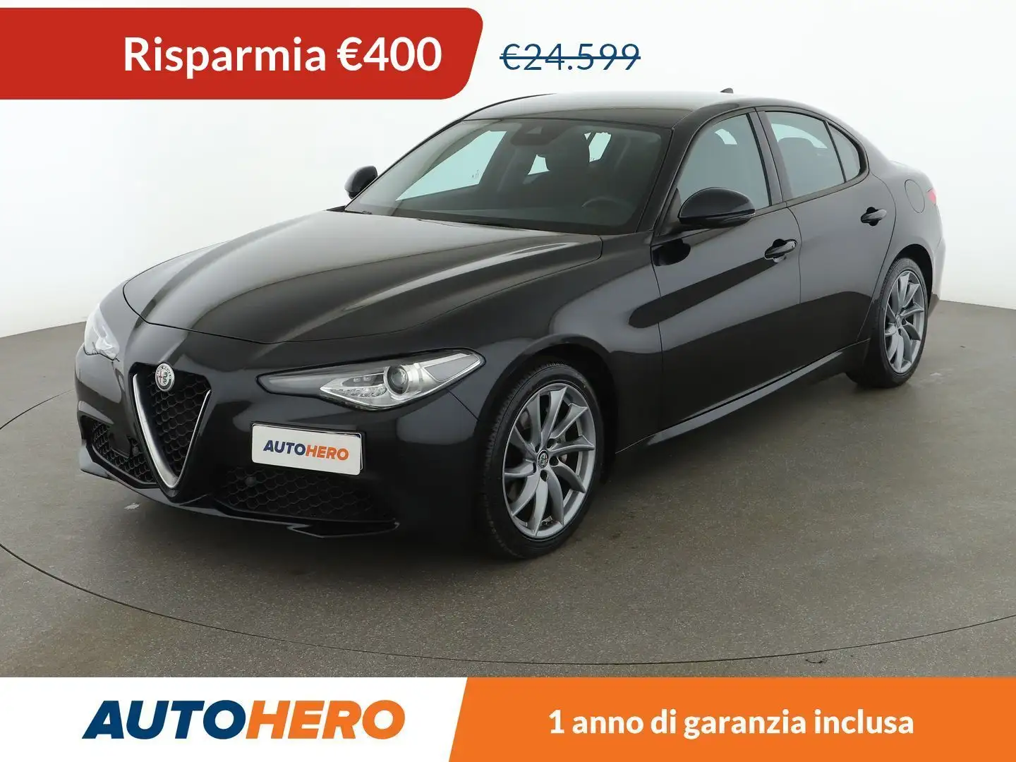 Alfa Romeo Giulia 2.2 JTDM Business 160 CV AT8 Černá - 1