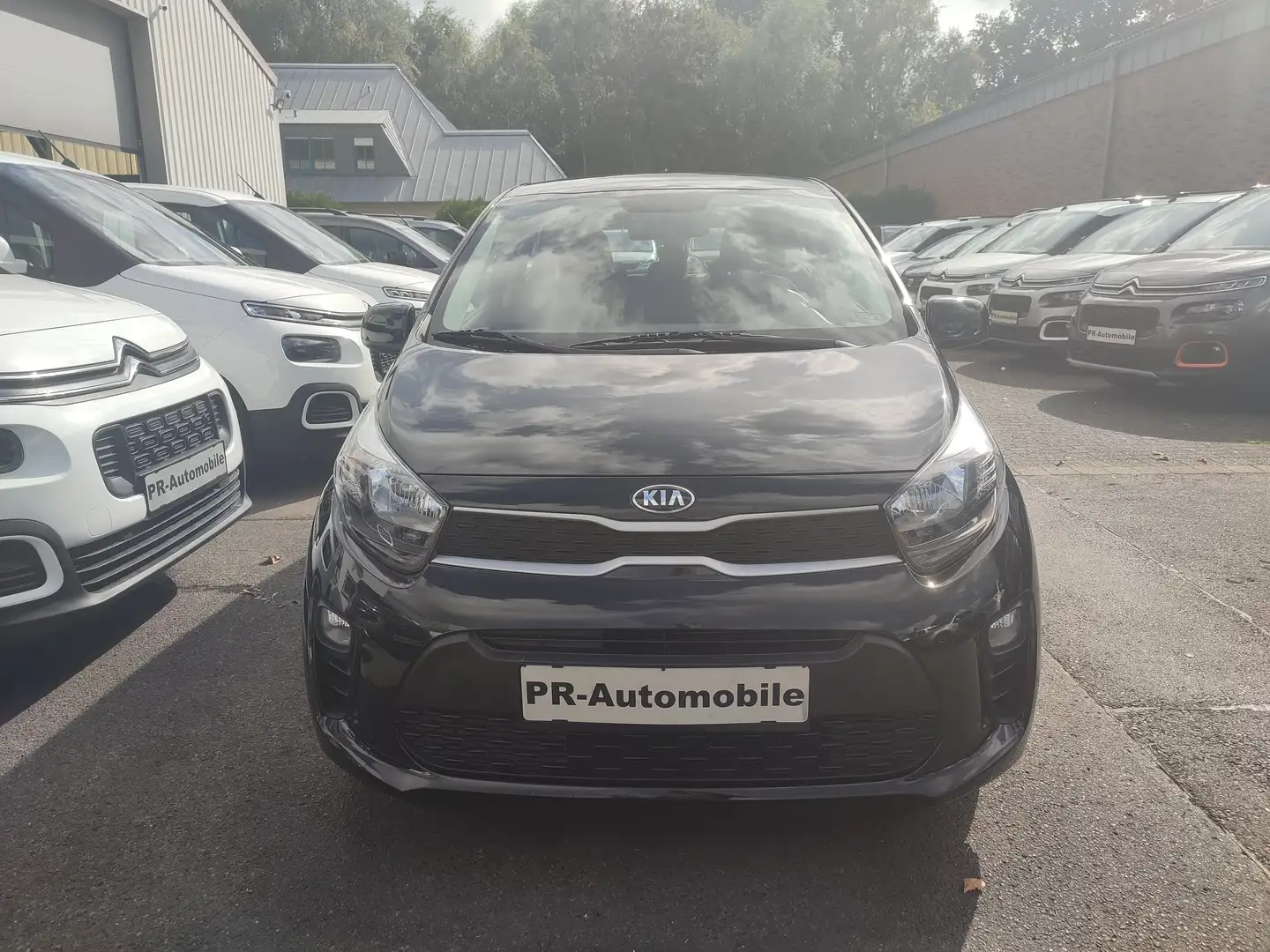 Kia Picanto 1.0 Klimaanlage/Sitzhzg./Lenkradhzg./ZV Schwarz - 2