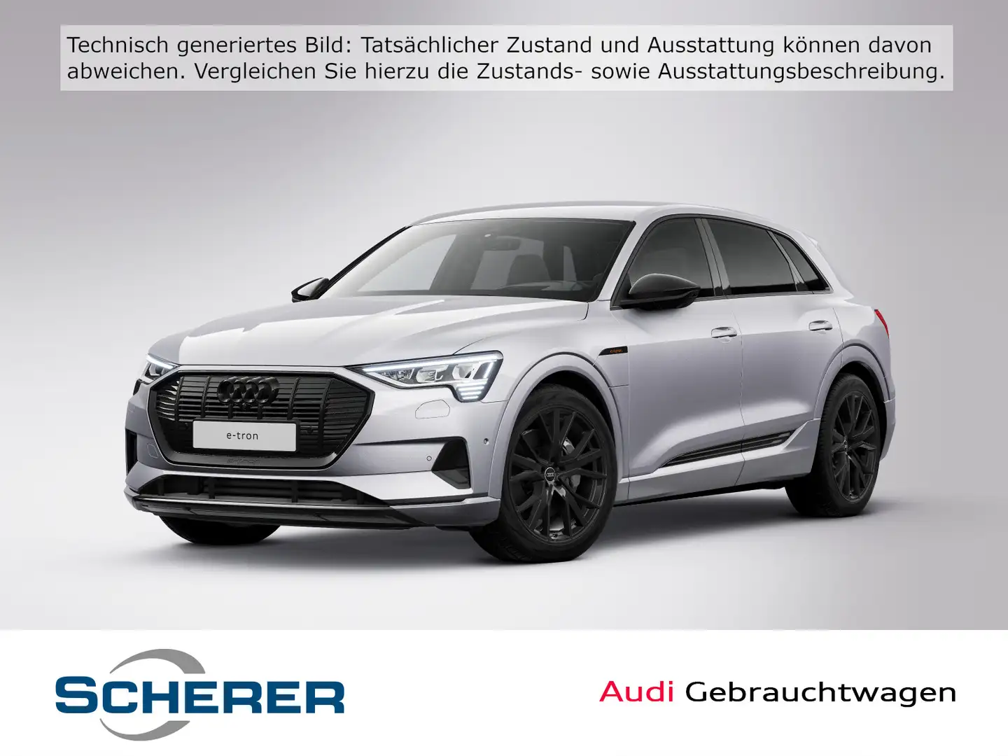 Audi e-tron advanced 50 quattro 230 kW Argento - 1
