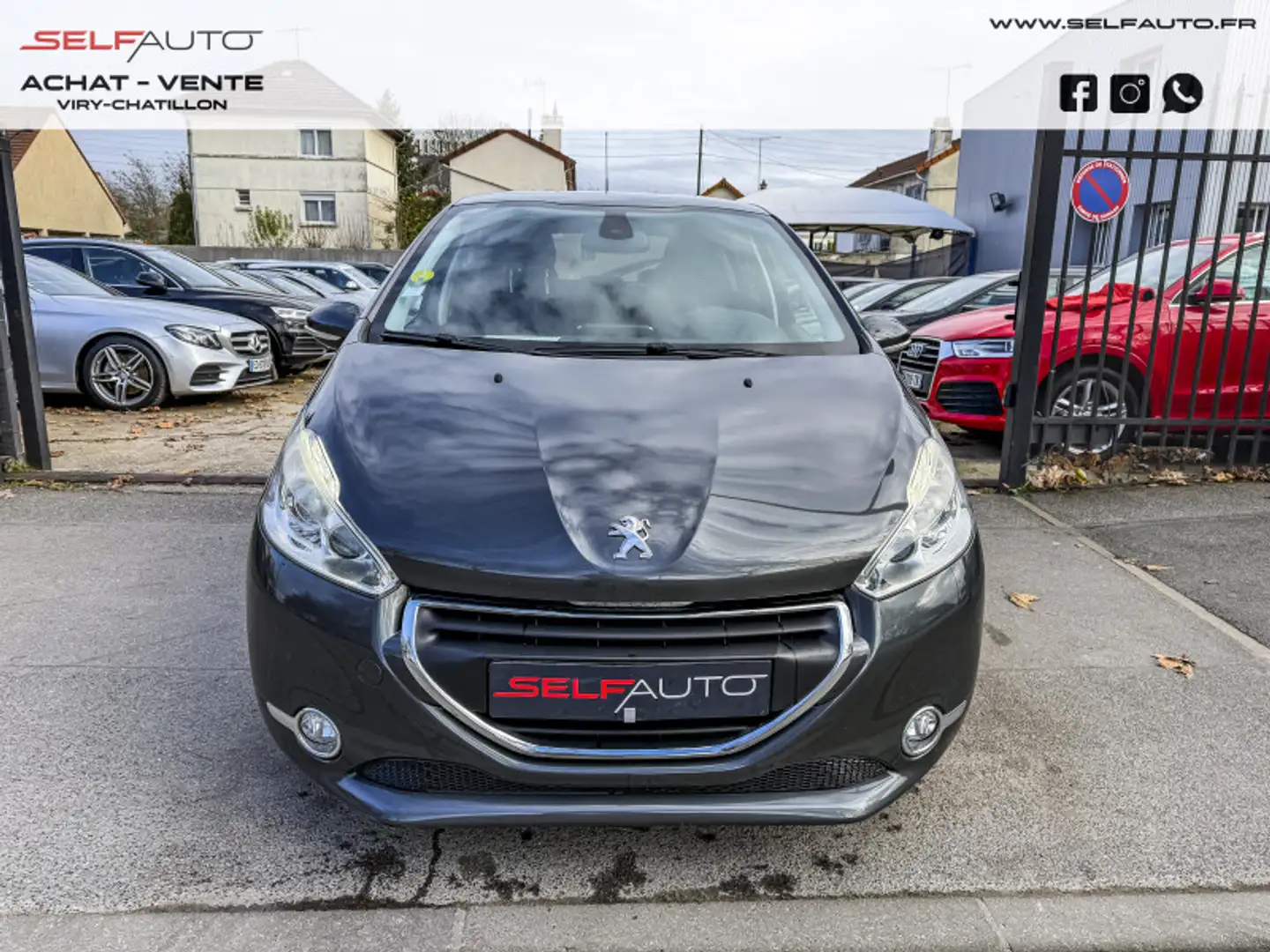 Peugeot 208 1.6 E-HDI FAP ALLURE ETG6 5P Gris - 2