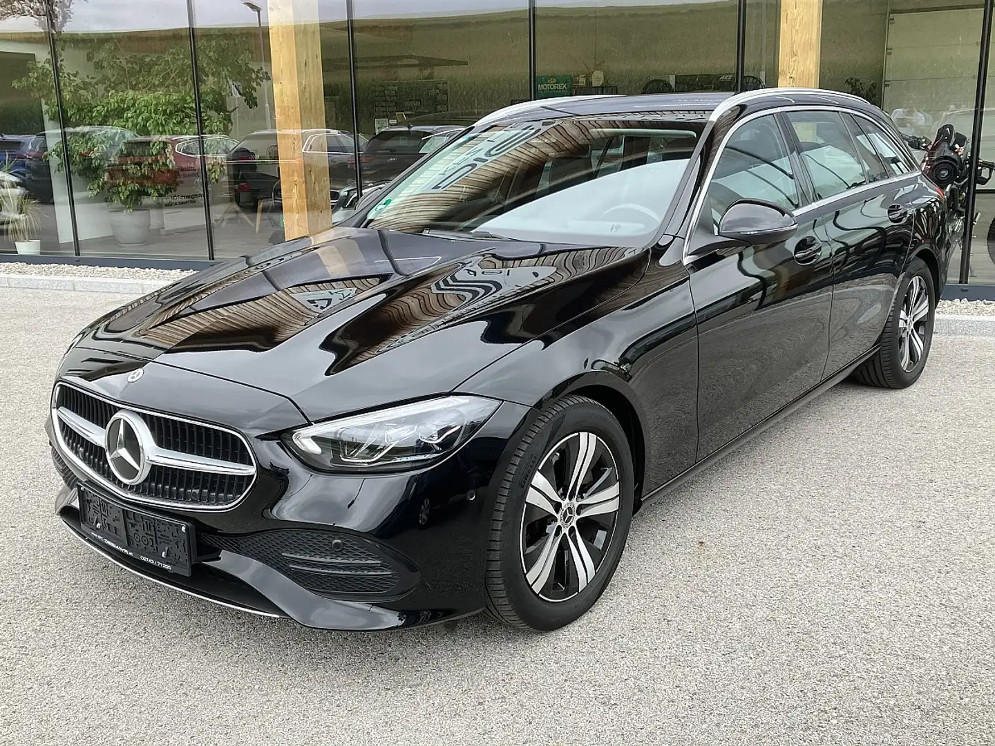 Mercedes-Benz C 200 d T Aut. Avantgarde LED Navi Teilleder Schwarz - 1