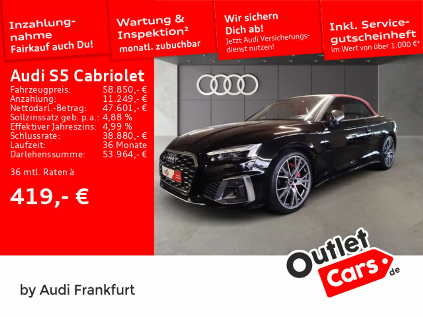 Audi S5 TFSI quattro tiptronic Matrix-LED N Negru - 1