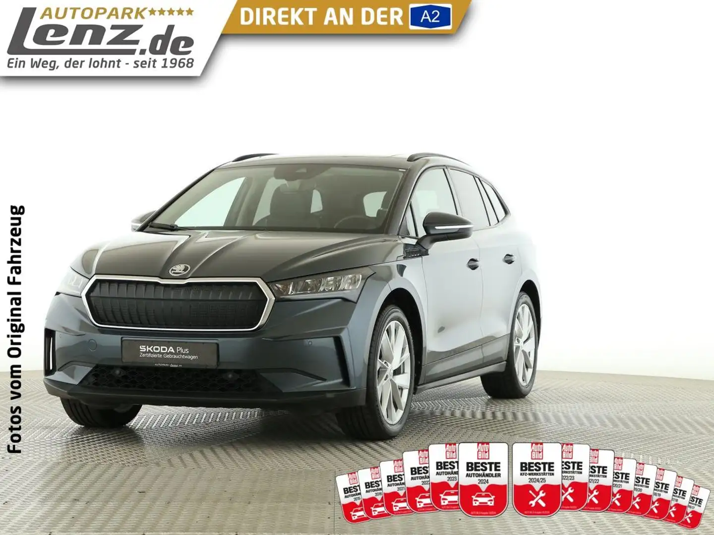 Skoda Enyaq 60 LED Navi AHK Pano ACC Smartlink SHZ FSE Grau - 1
