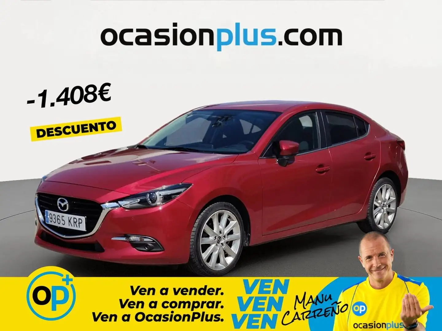 Mazda 3 SportSedan 2.0 Zenith 88kW Rojo - 1