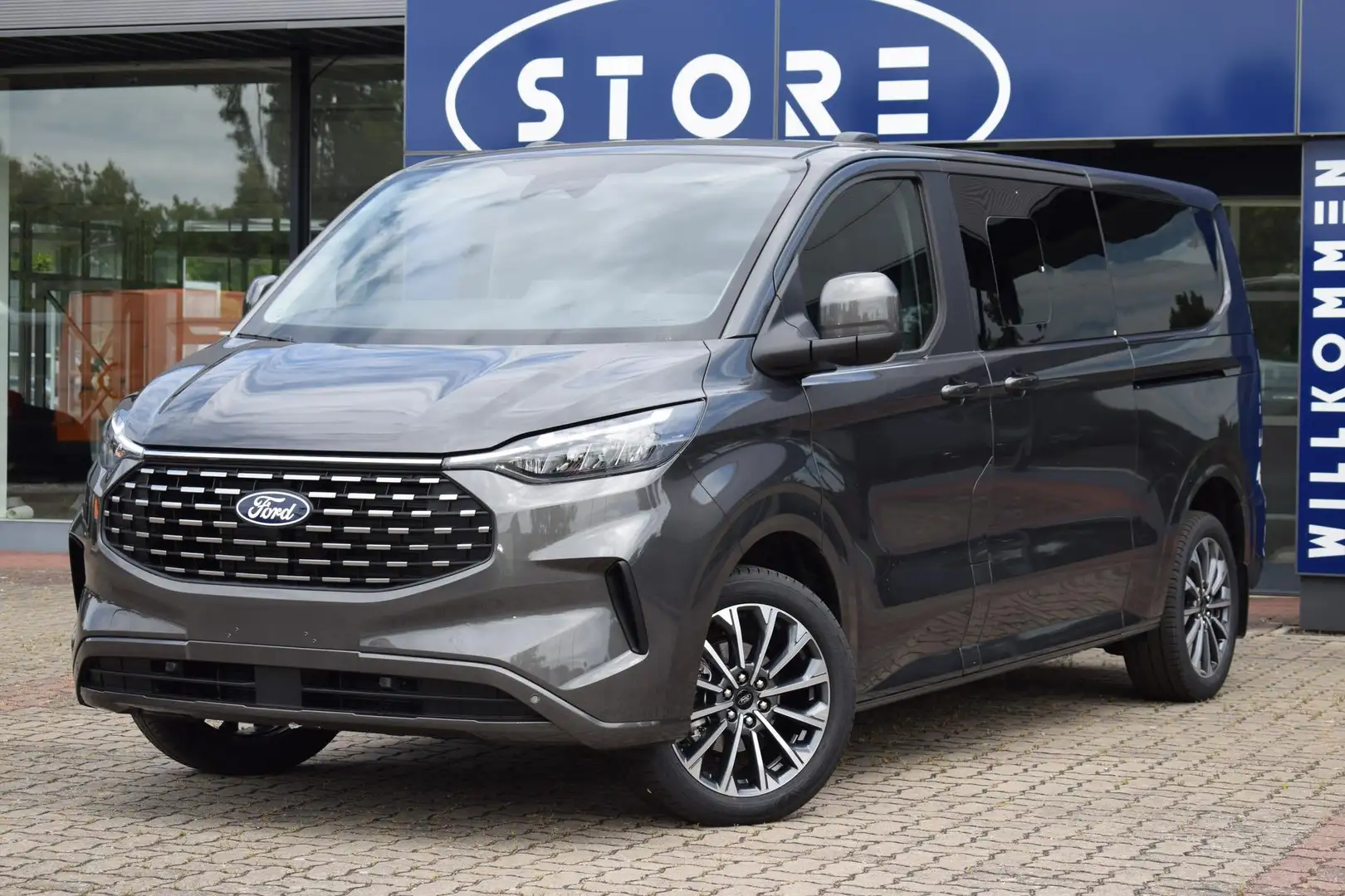 Ford Tourneo Custom L2H1 Titanium Top Ausstattung Grijs - 2