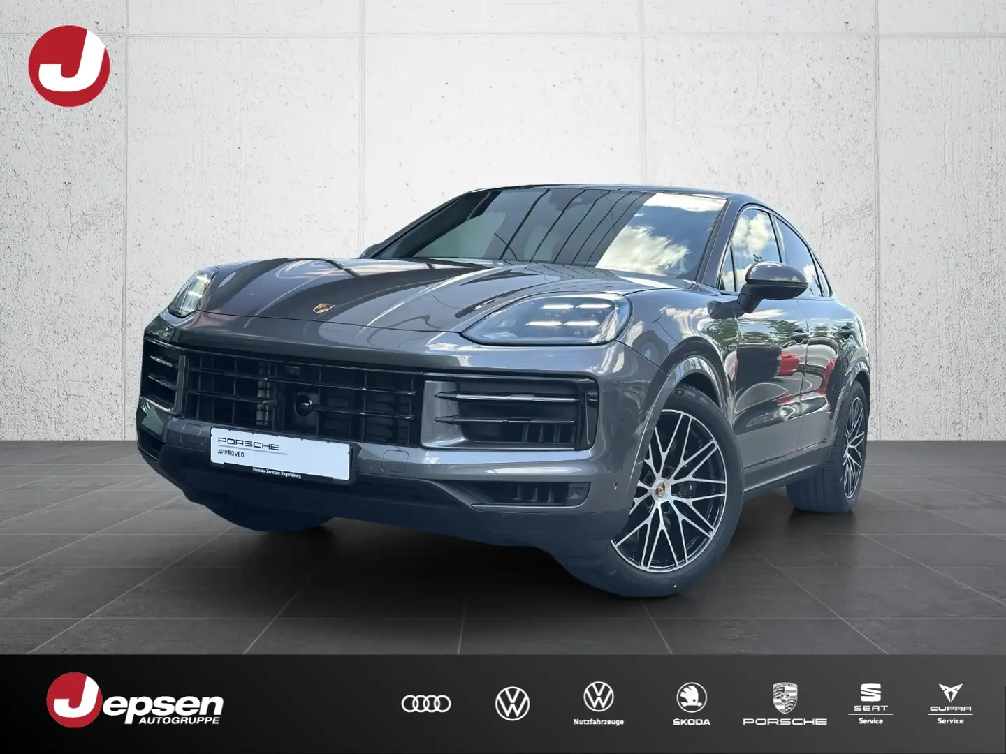 Porsche Cayenne E-Hybrid Coupé BOSE Sitzbelüftung AHK Grau - 1