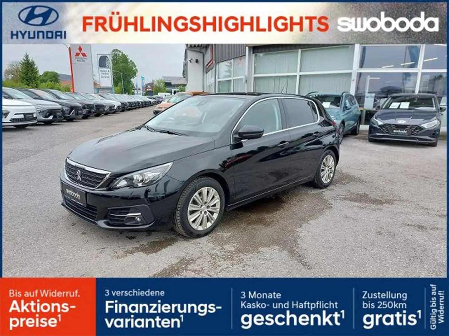 Peugeot 308 1,5 BlueHDI 100 Active Negro - 1
