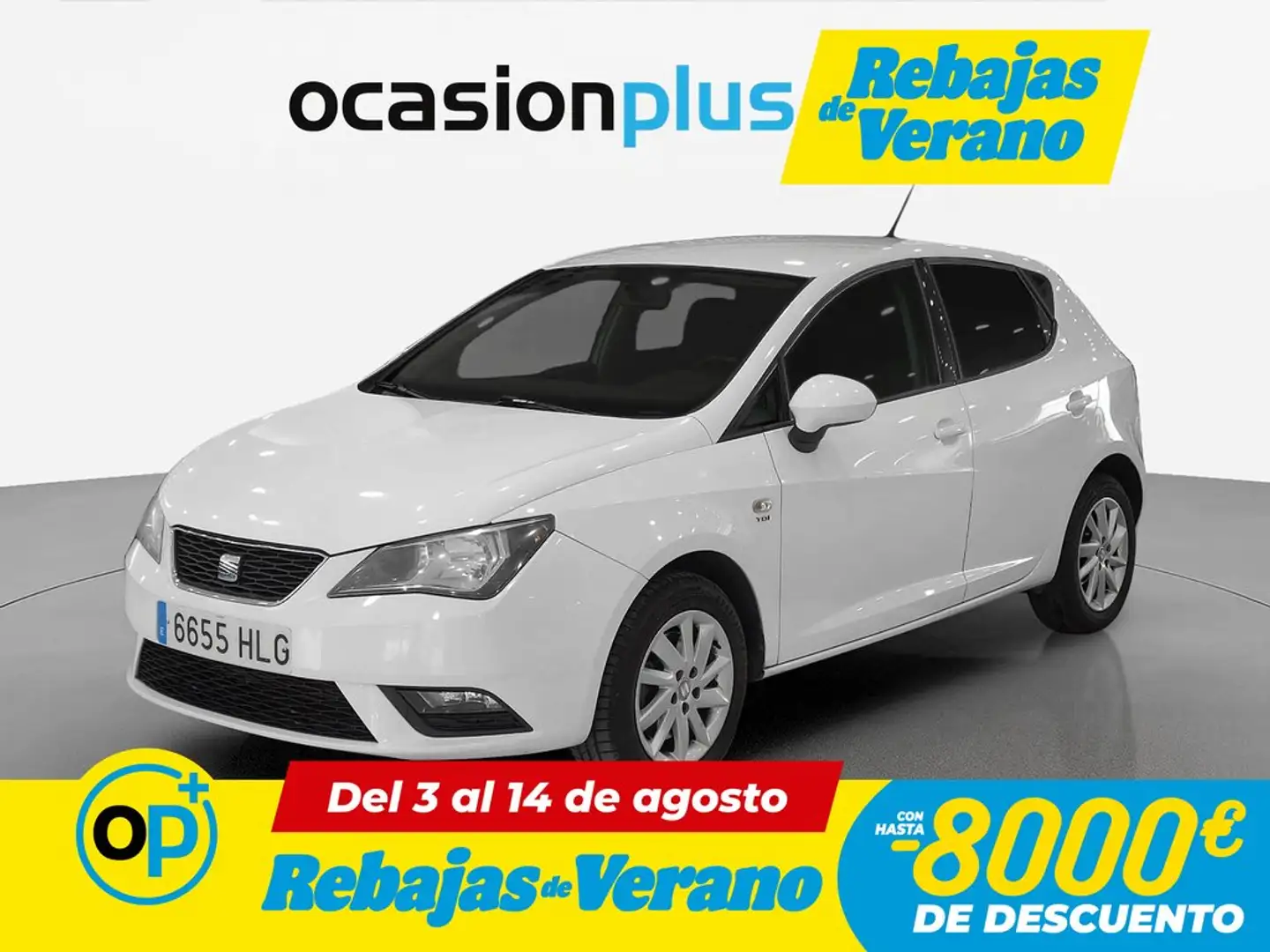 SEAT Ibiza 1.6TDI CR Style 105 Blanco - 1