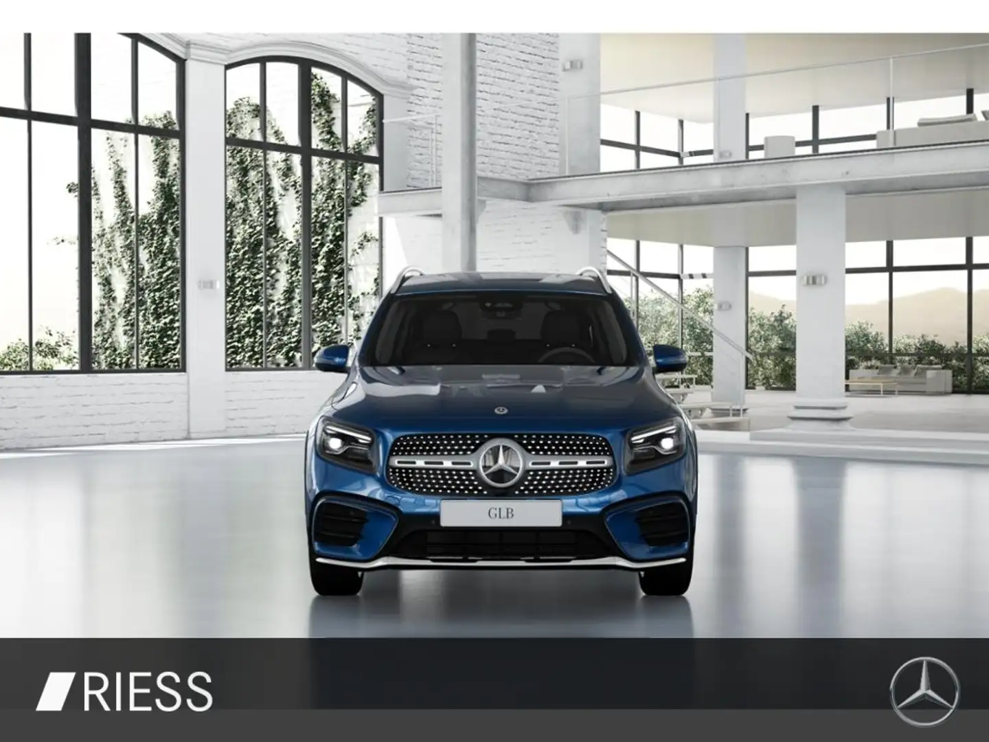 Mercedes-Benz GLB 220 d 4M AMG Sport AHK 7 Sitzer Keyless Ambi 19" Blau - 2