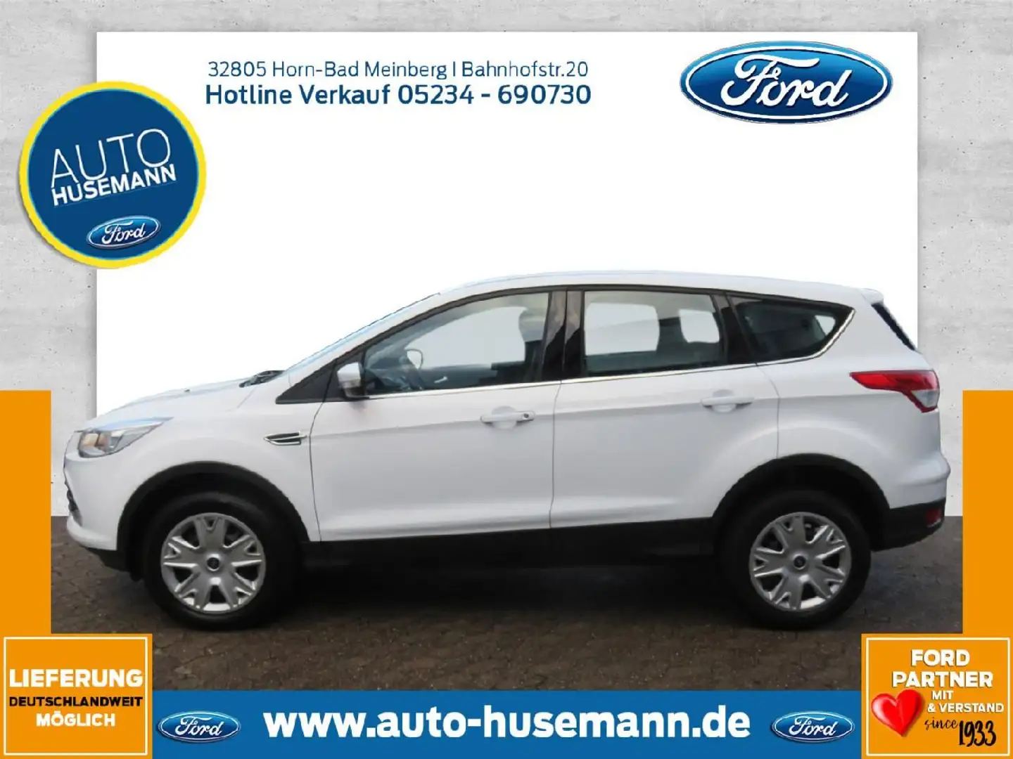 Ford Kuga Trend,Klima,PPv+h,Sitzheizung,beh.WSS Biały - 2
