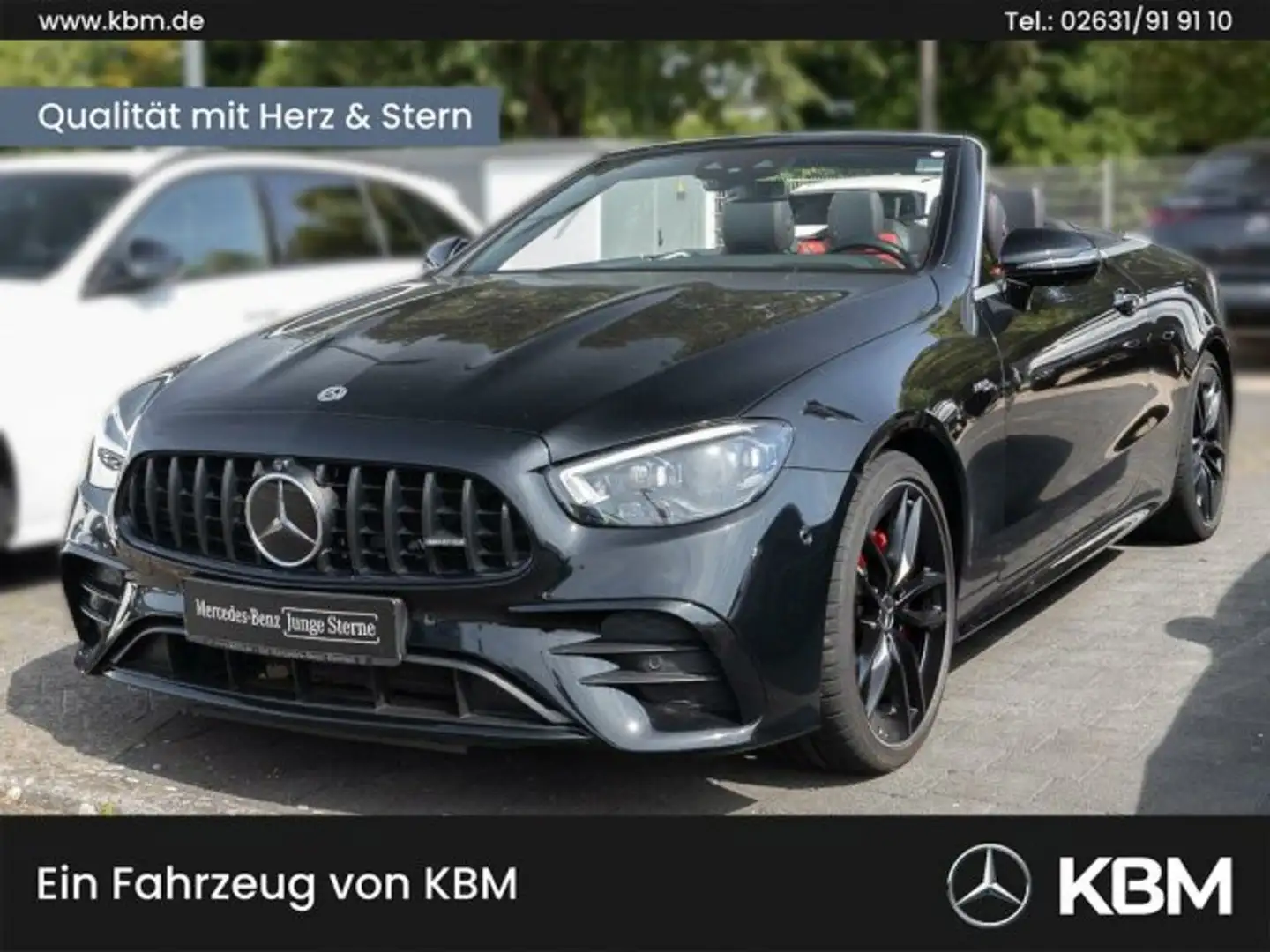 Mercedes-Benz E 53 AMG E 53 AMG 4M+ Cab NIGHT°BURM°FAHRASS-P°360°HUD Schwarz - 1