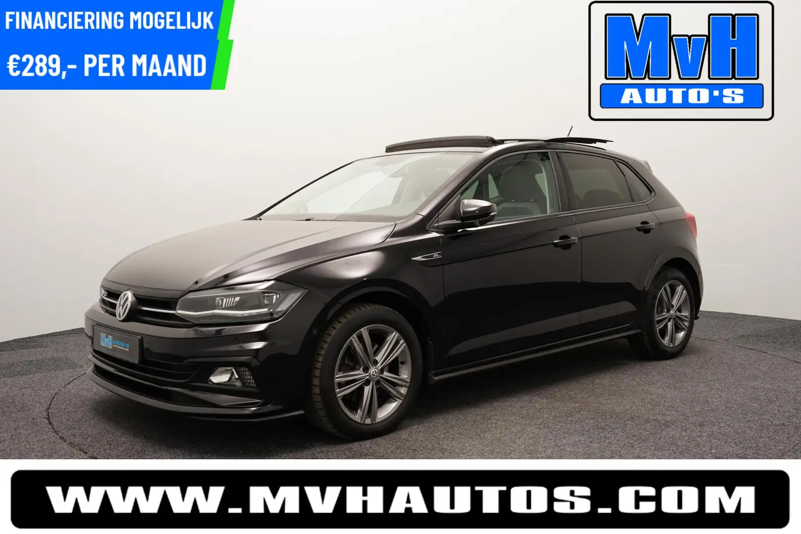 Volkswagen Polo 1.5 TSI R-Line 150PK|VIRTUAL|PANO|DSG|LED|NAP Noir - 1