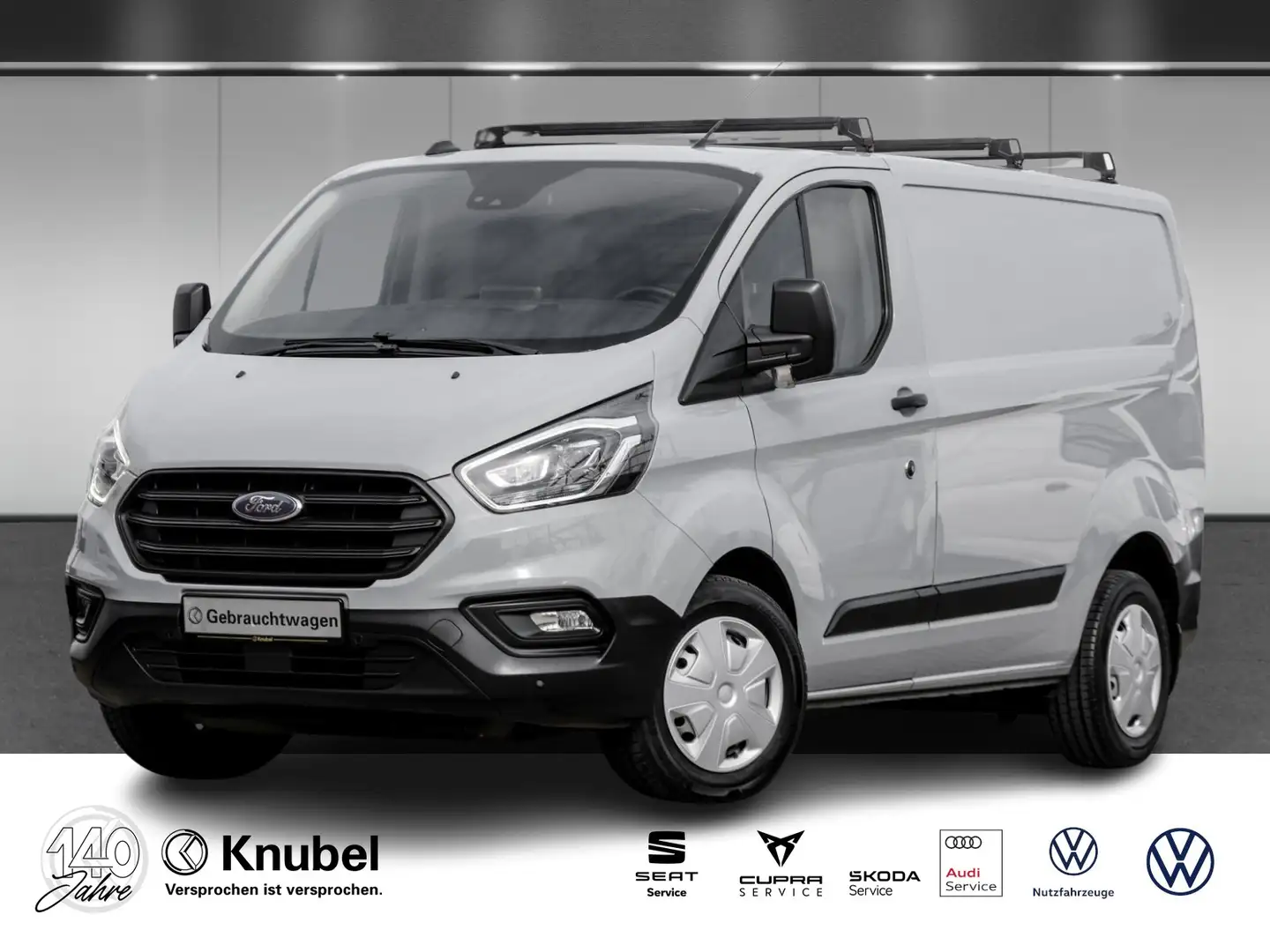Ford Transit Custom Kasten Trend 340 Navi Standh. Xenon ACC Grau - 1