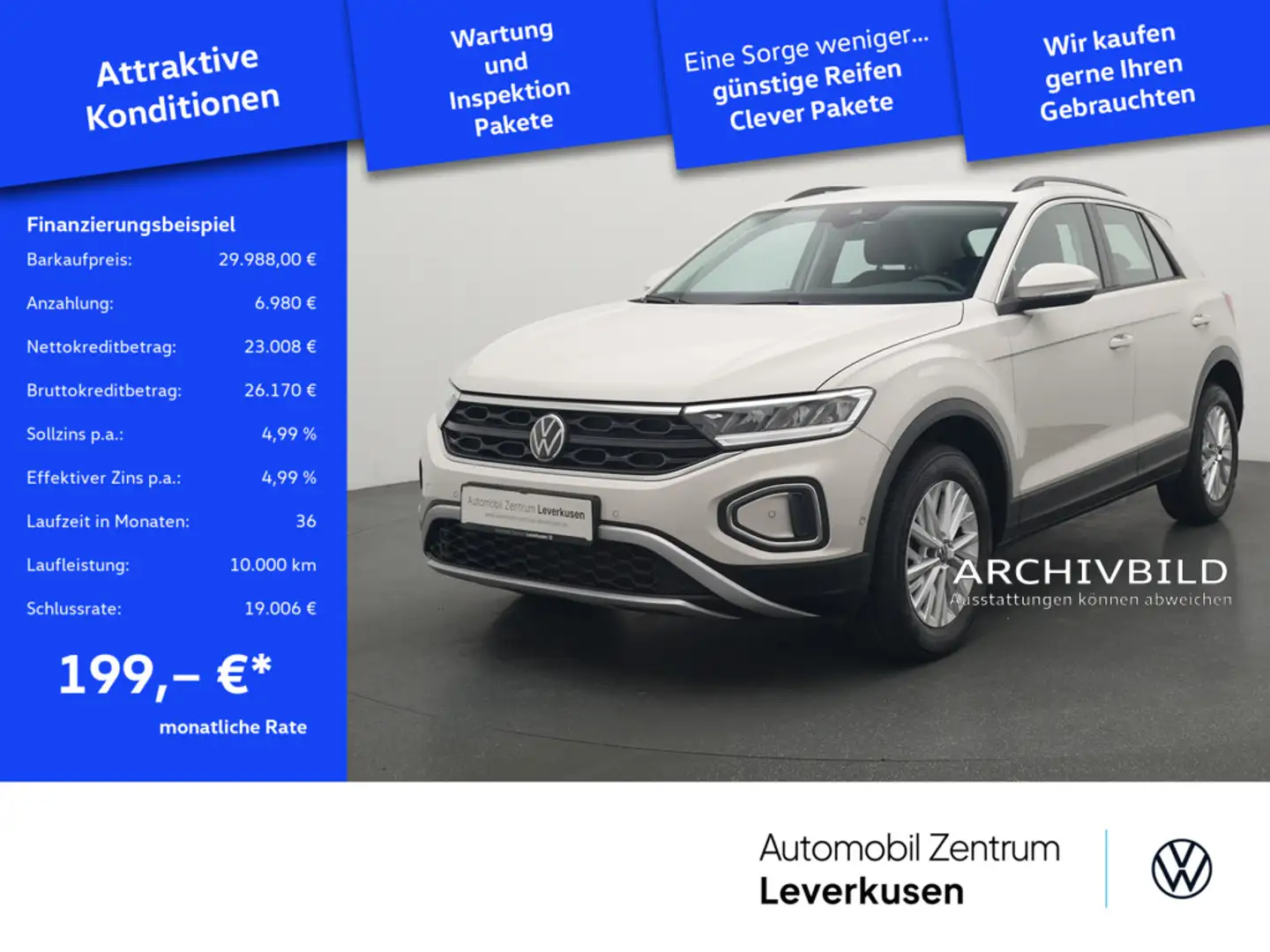 Volkswagen T-Roc R-Line DSG ACC KAM SHZ PDC Grau - 1